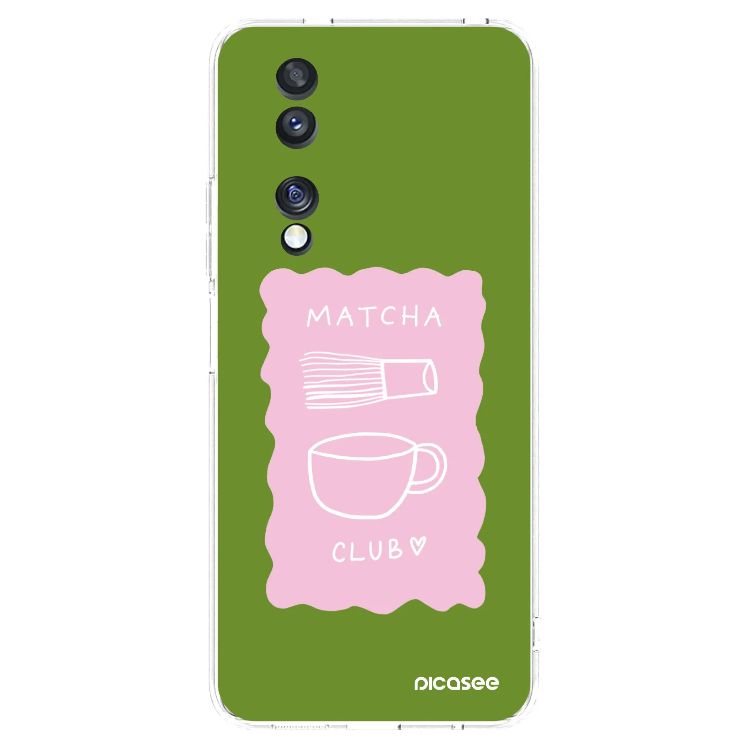 Picasee silikonska prozirna maskica za Honor 70 - Matcha club