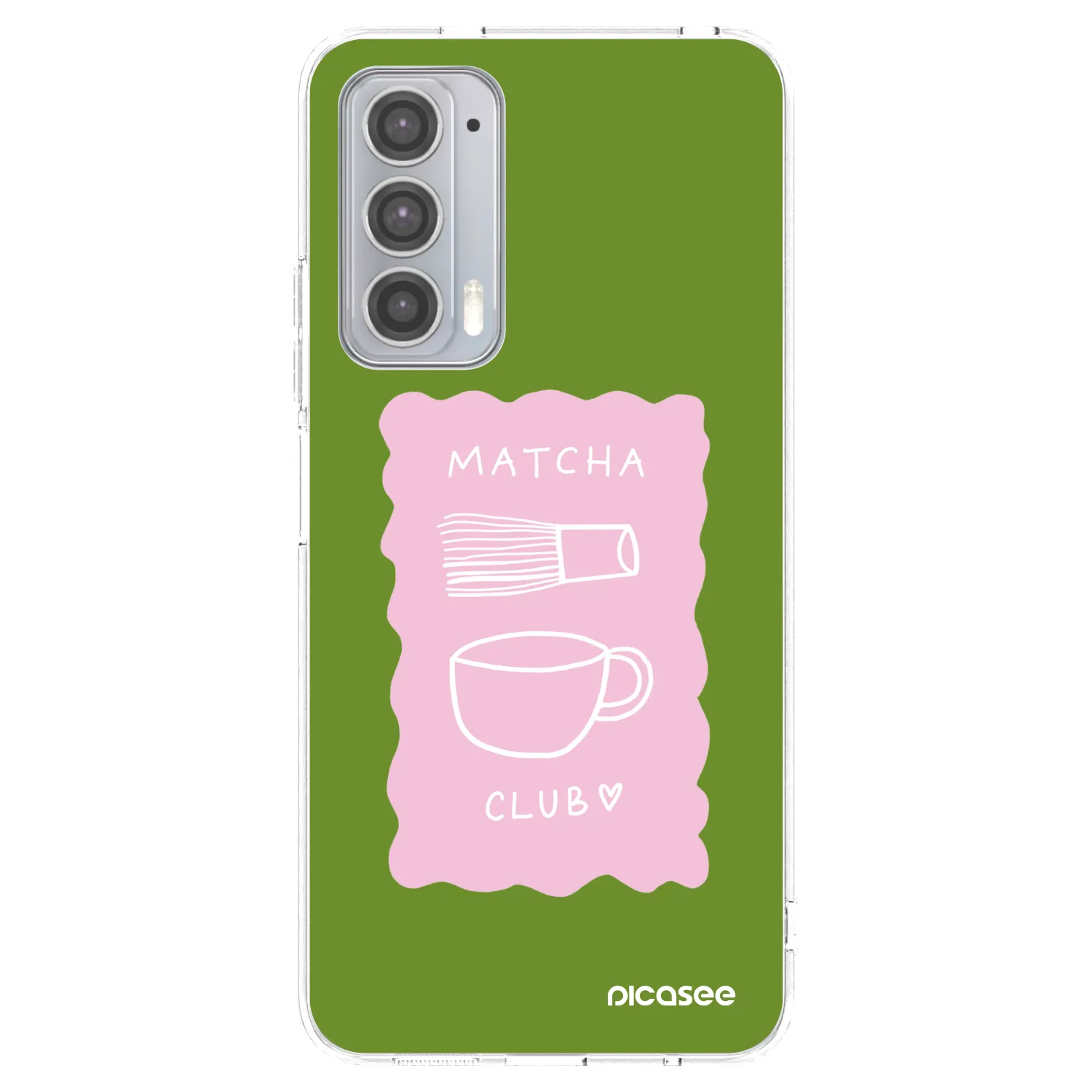 Picasee silikonska prozirna maskica za Motorola Edge 20 - Matcha club