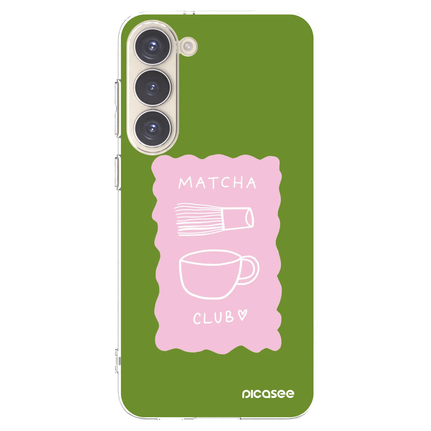 Picasee silikonska prozirna maskica za Samsung Galaxy S23+ 5G - Matcha club
