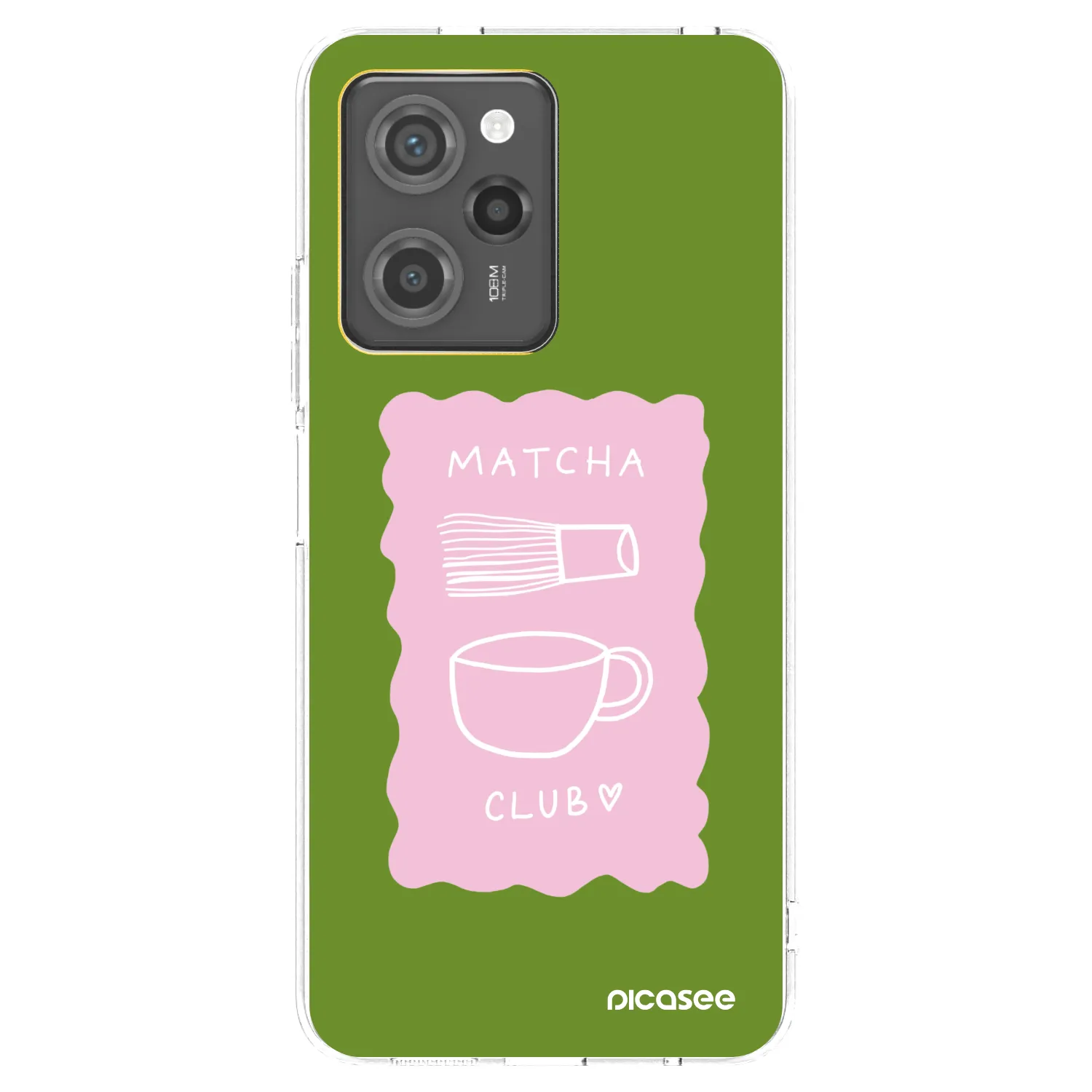 Picasee silikonska prozirna maskica za Xiaomi Poco X5 Pro - Matcha club