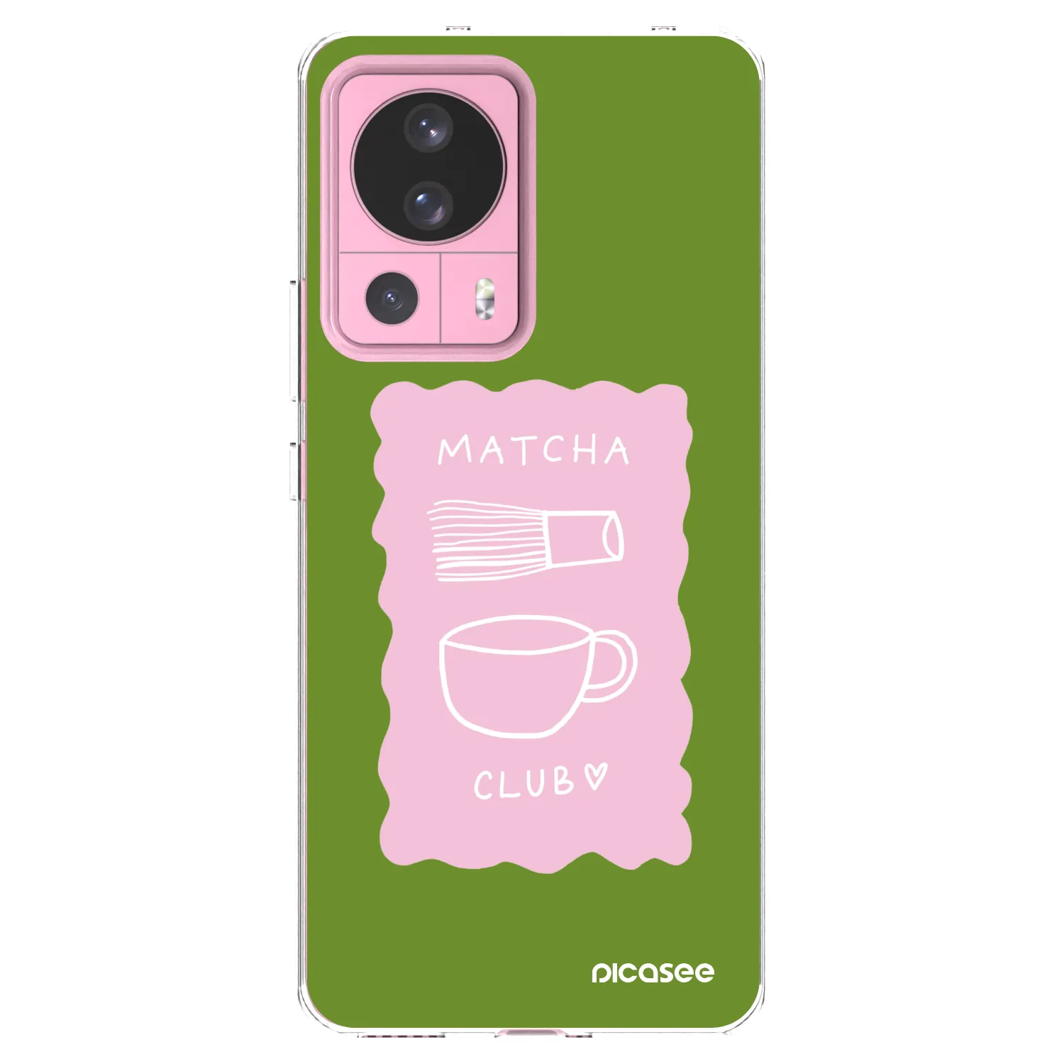 Picasee silikonska prozirna maskica za Xiaomi 13 Lite - Matcha club