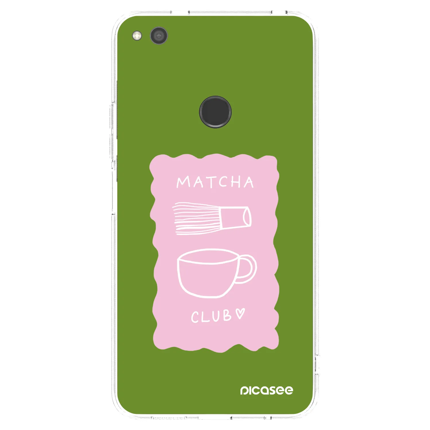 Picasee silikonska prozirna maskica za Huawei P9 Lite 2017 - Matcha club