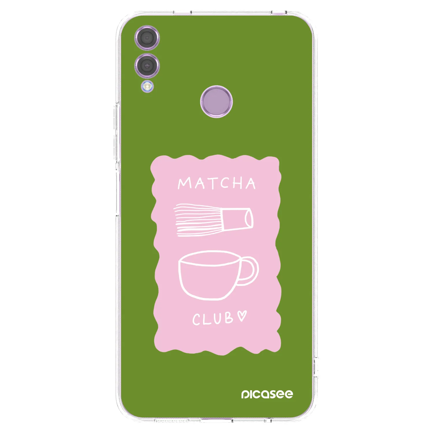 Picasee silikonska prozirna maskica za Honor 8X - Matcha club
