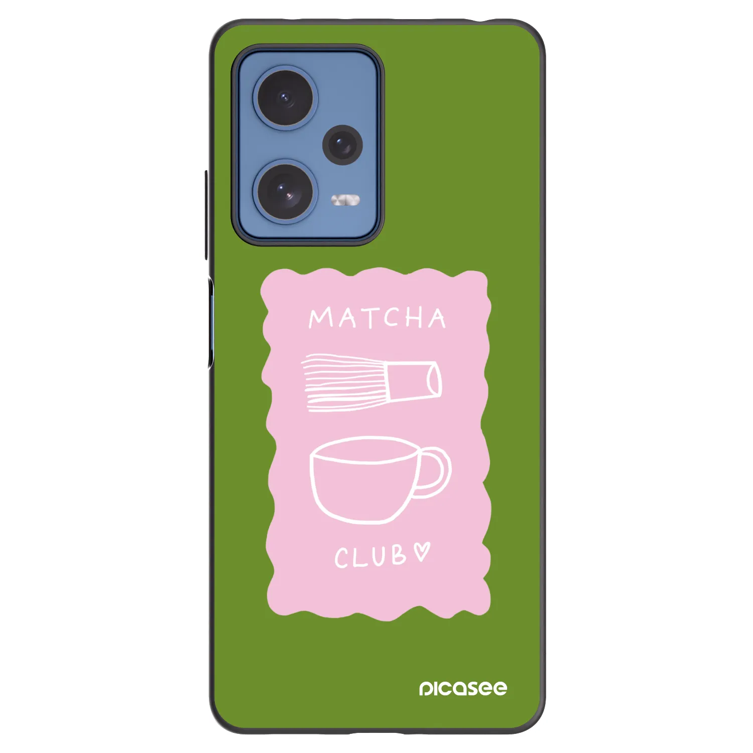 Picasee crna silikonska maskica za Xiaomi Redmi Note 12 Pro 5G - Matcha club