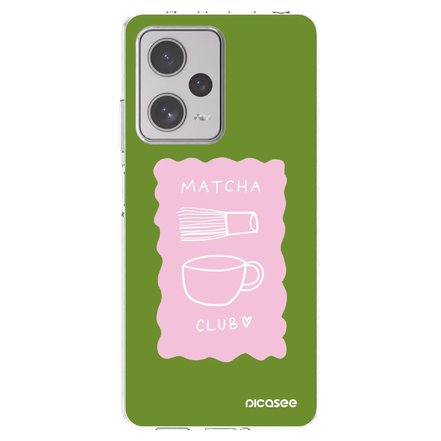 Picasee silikonska prozirna maskica za Xiaomi Redmi Note 12 Pro+ 5G - Matcha club