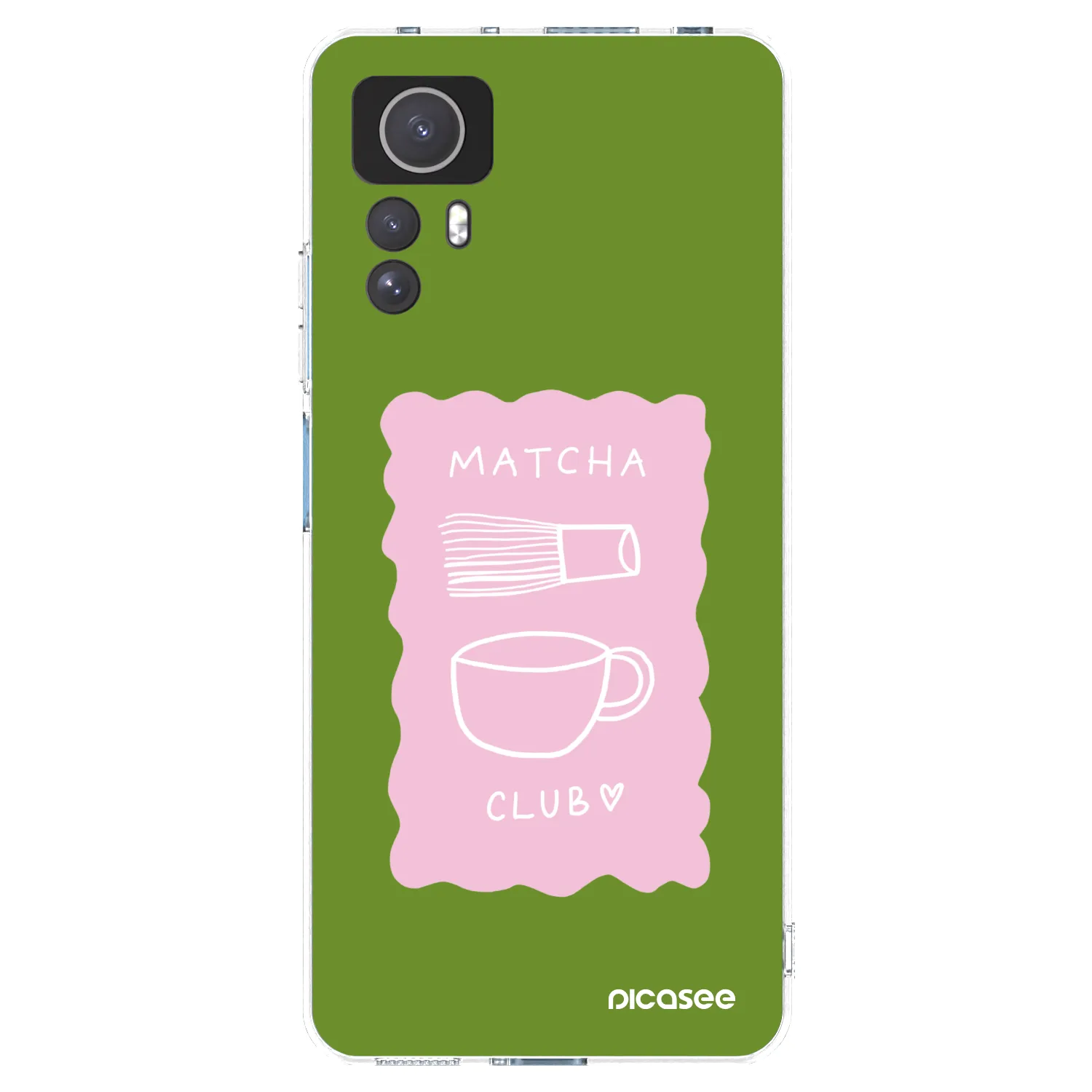 Picasee silikonska prozirna maskica za Xiaomi Redmi Note 12S - Matcha club