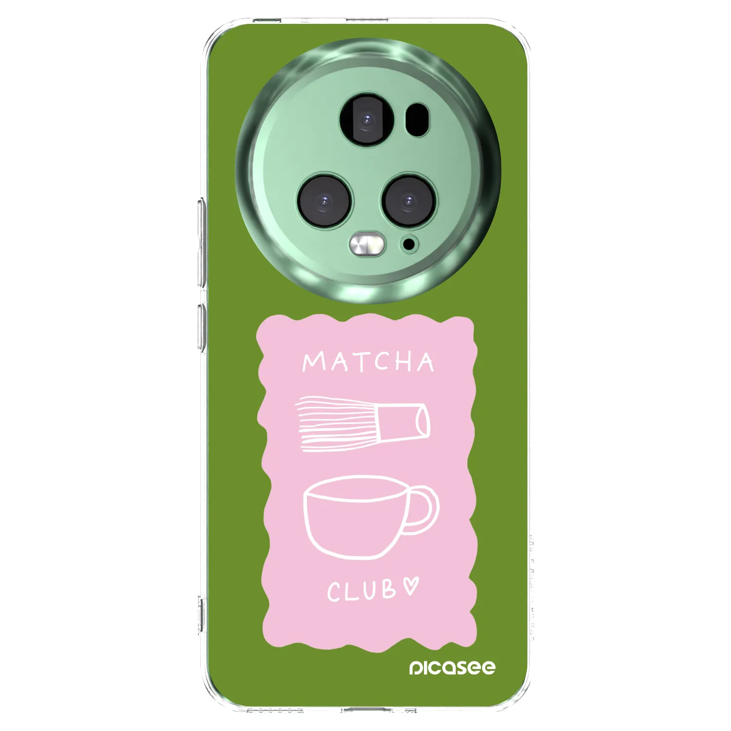 Picasee silikonska prozirna maskica za Honor Magic5 Pro - Matcha club