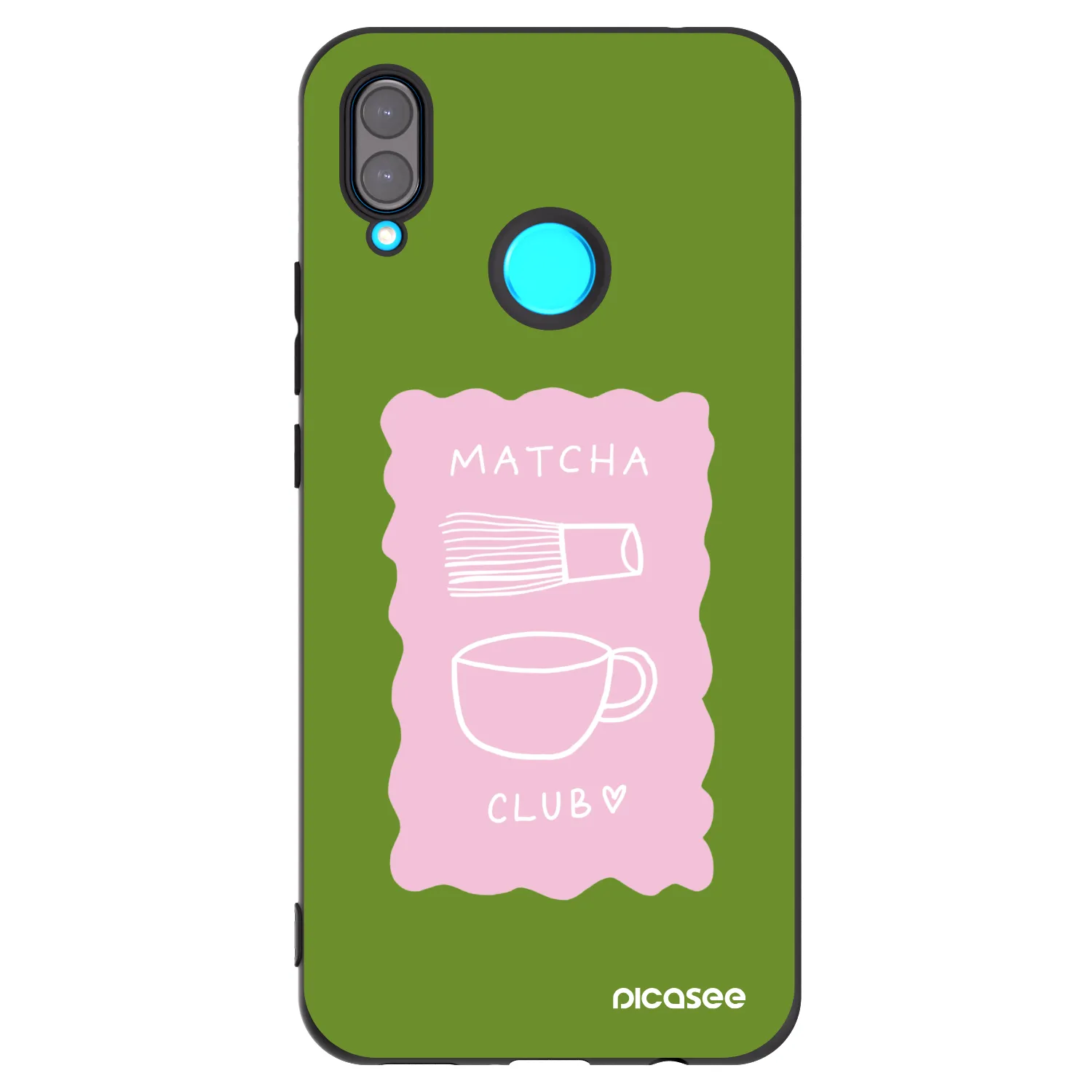 Picasee crna silikonska maskica za Huawei Nova 3 - Matcha club