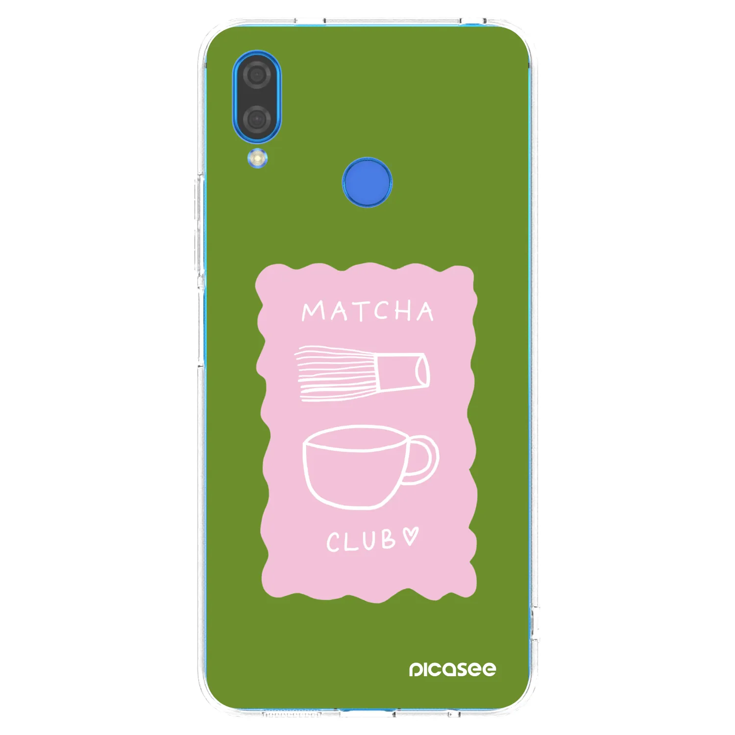 Picasee silikonska prozirna maskica za Huawei Nova 3 - Matcha club