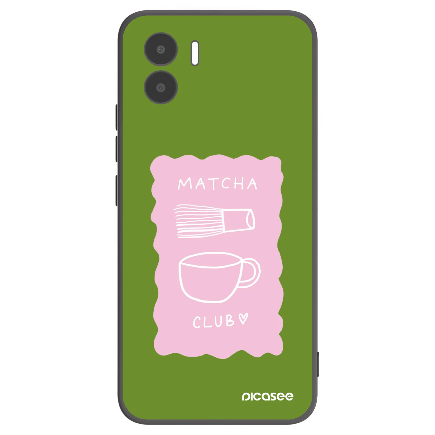 Picasee crna silikonska maskica za Xiaomi Redmi A2 - Matcha club