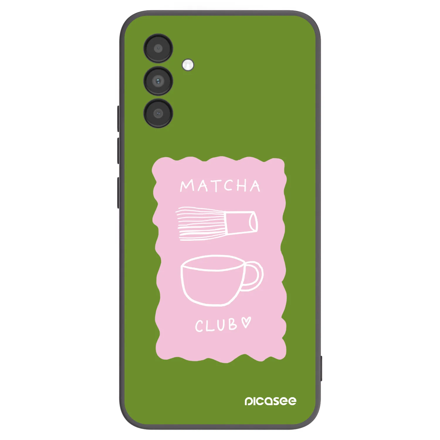 Picasee crna silikonska maskica za Samsung Galaxy A04s A047F - Matcha club