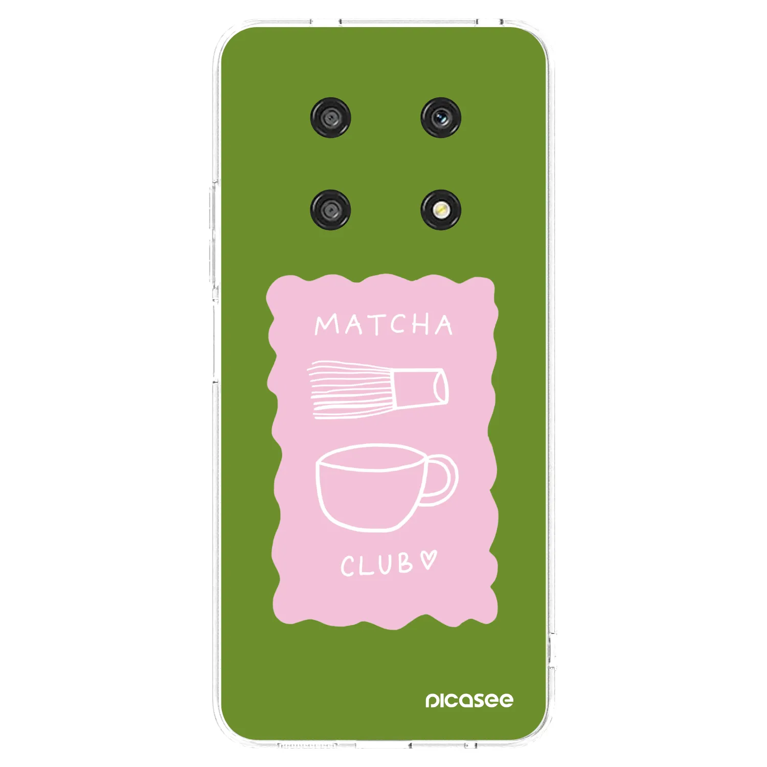 Picasee silikonska prozirna maskica za Honor Magic4 Lite 5G - Matcha club