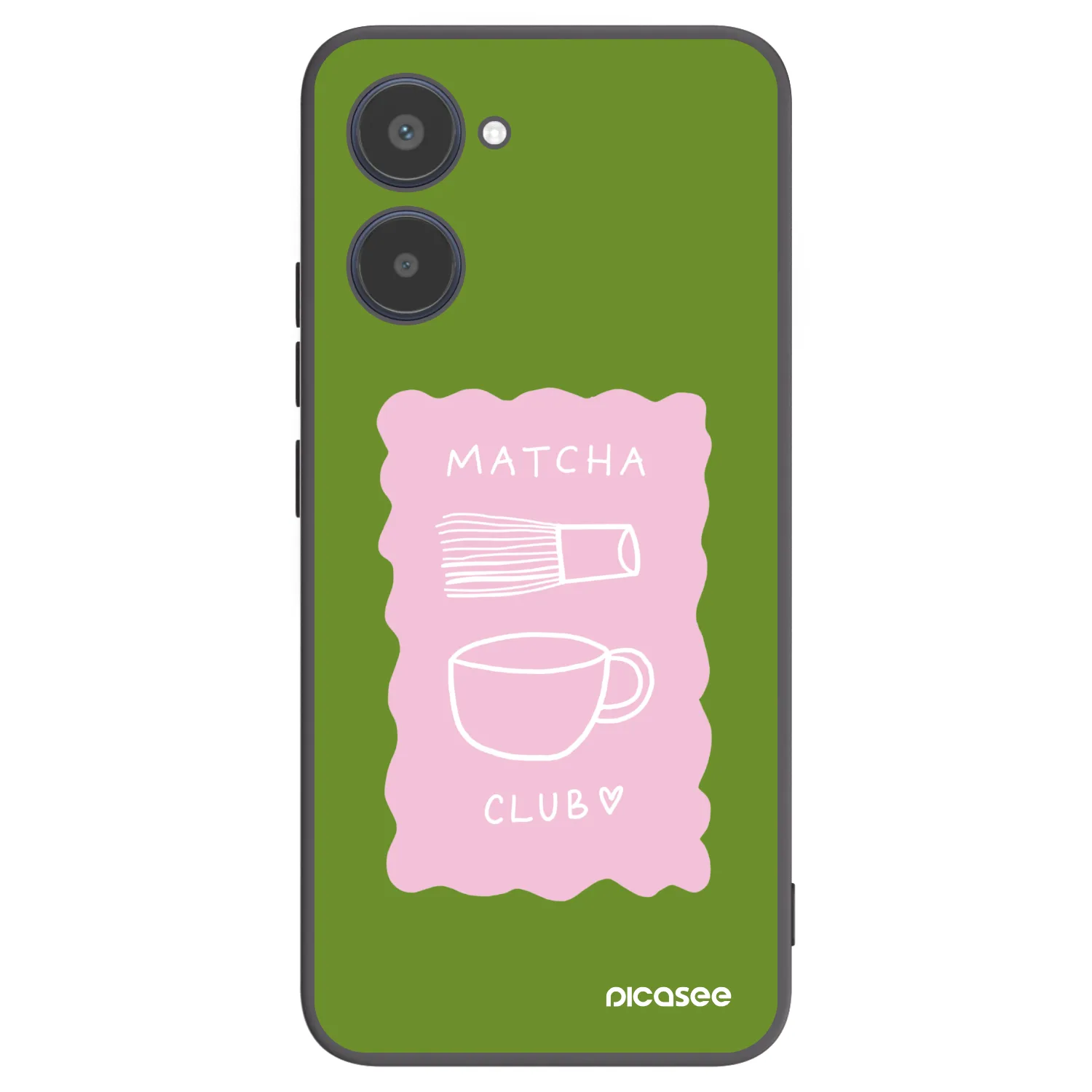 Picasee crna silikonska maskica za Realme 10 4G - Matcha club