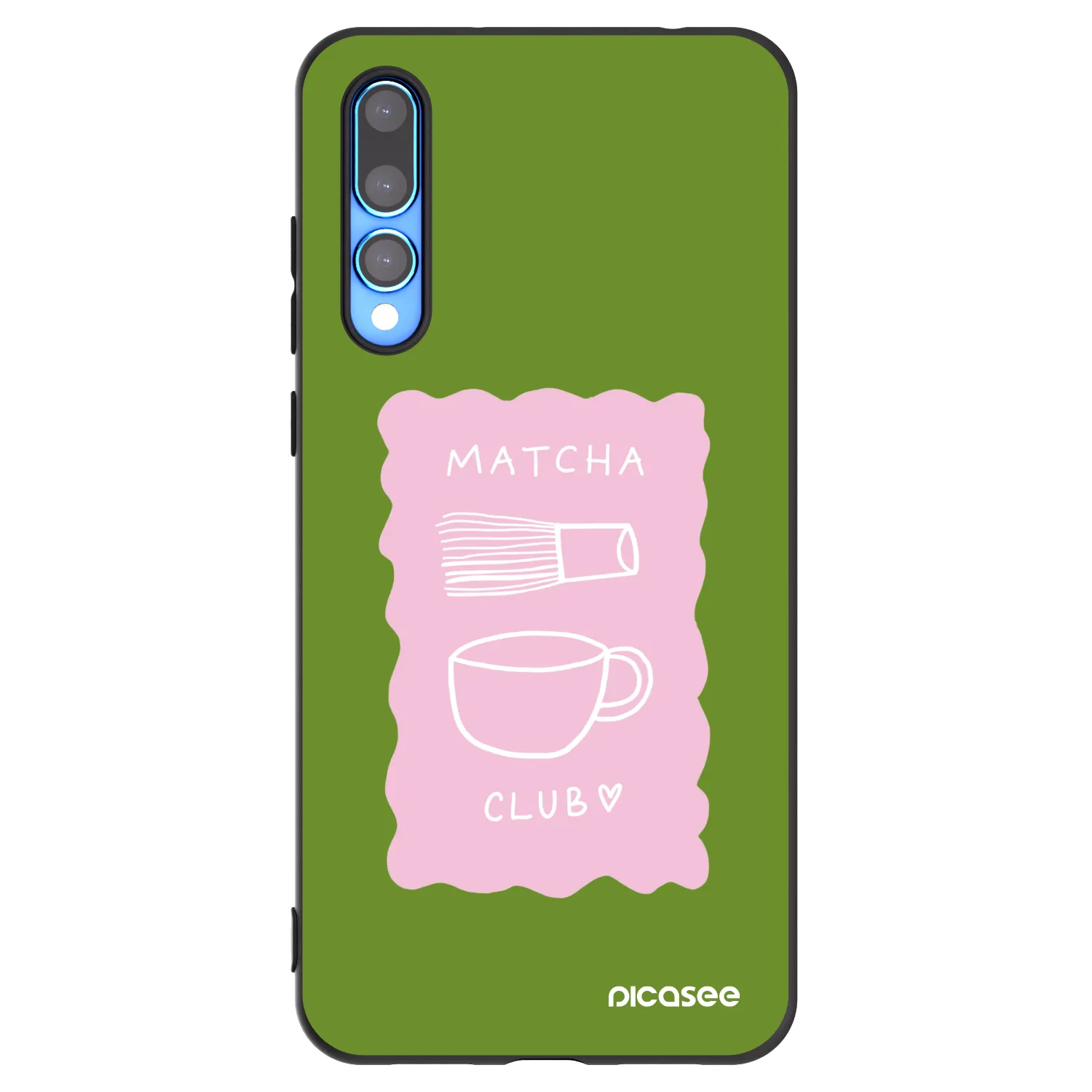 Picasee crna silikonska maskica za Huawei P20 Pro - Matcha club