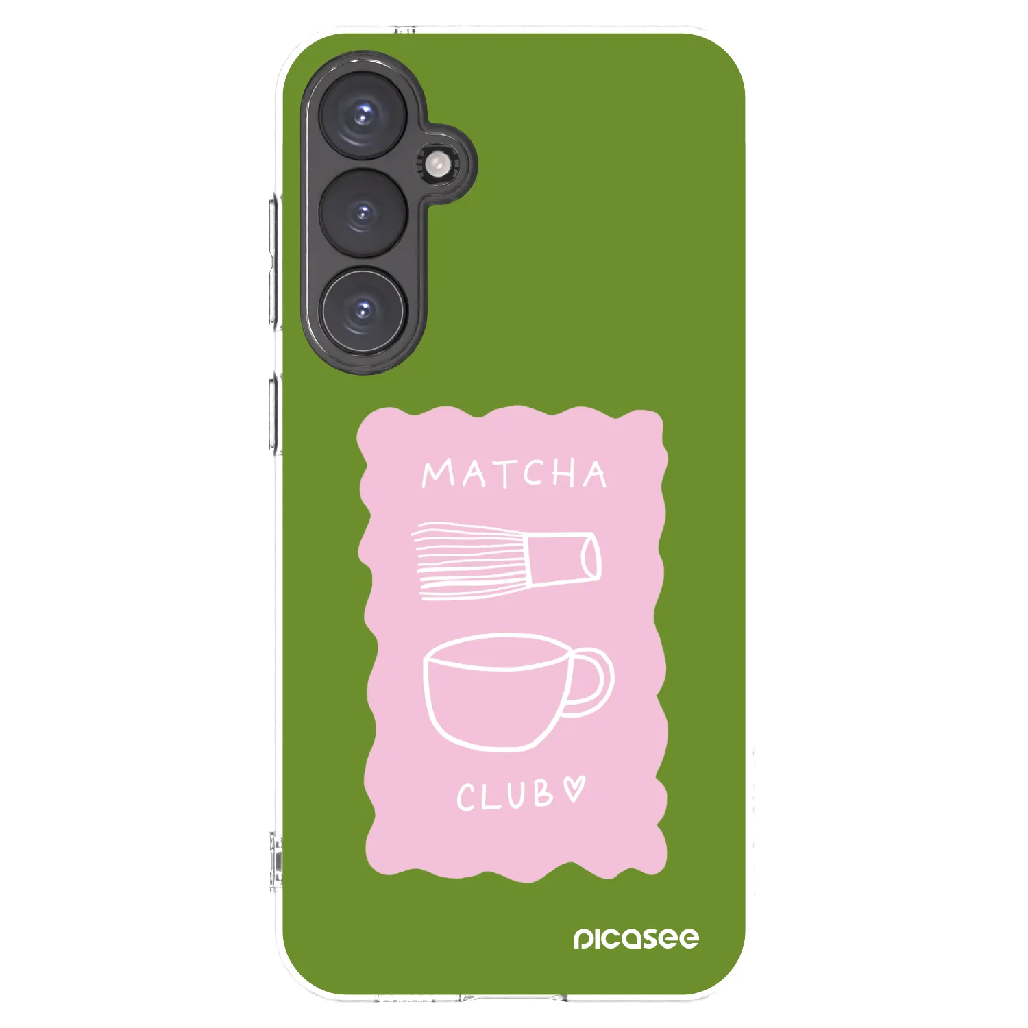 Picasee silikonska prozirna maskica za Samsung Galaxy S23 FE S711B - Matcha club