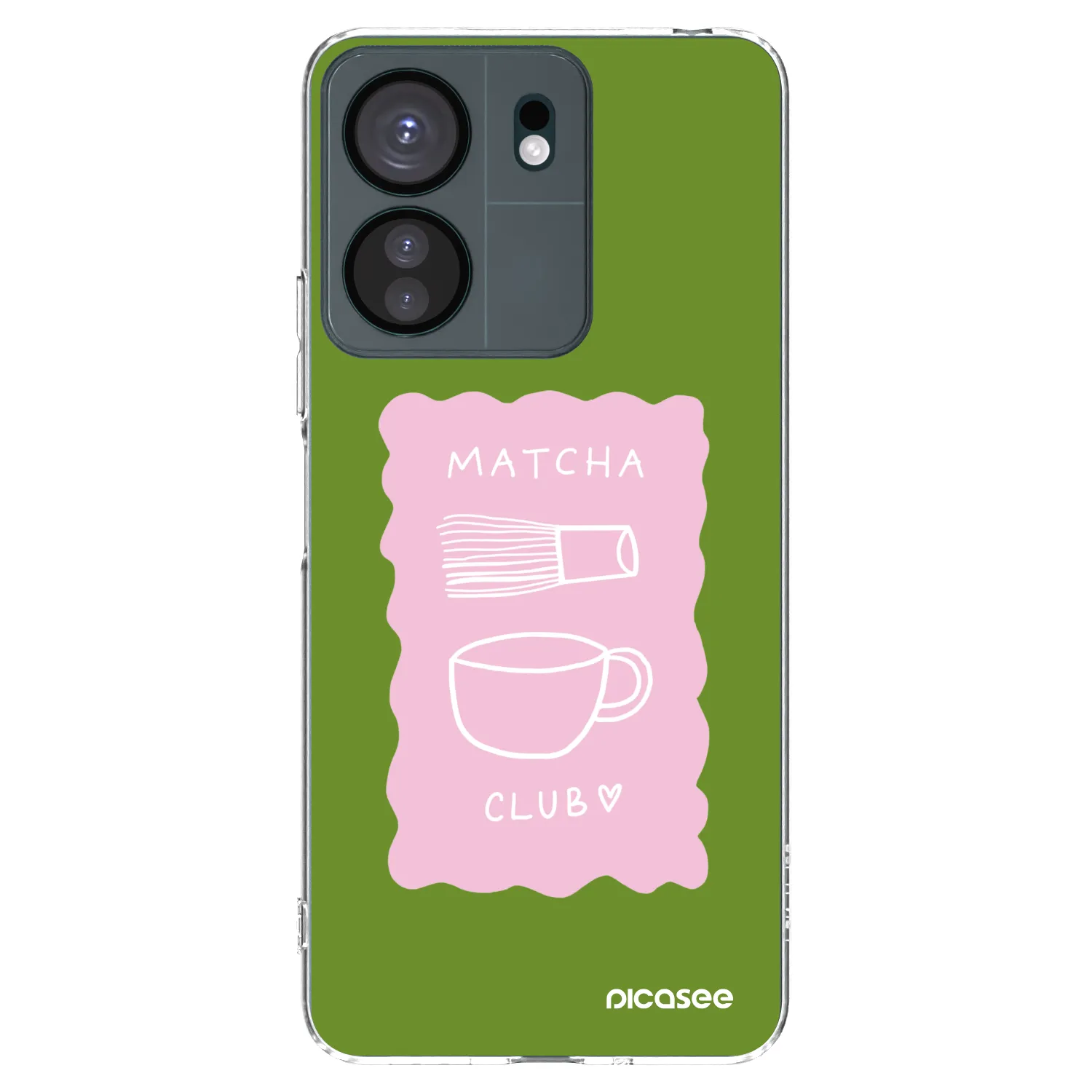 Picasee silikonska prozirna maskica za Xiaomi Redmi 13C 4G - Matcha club