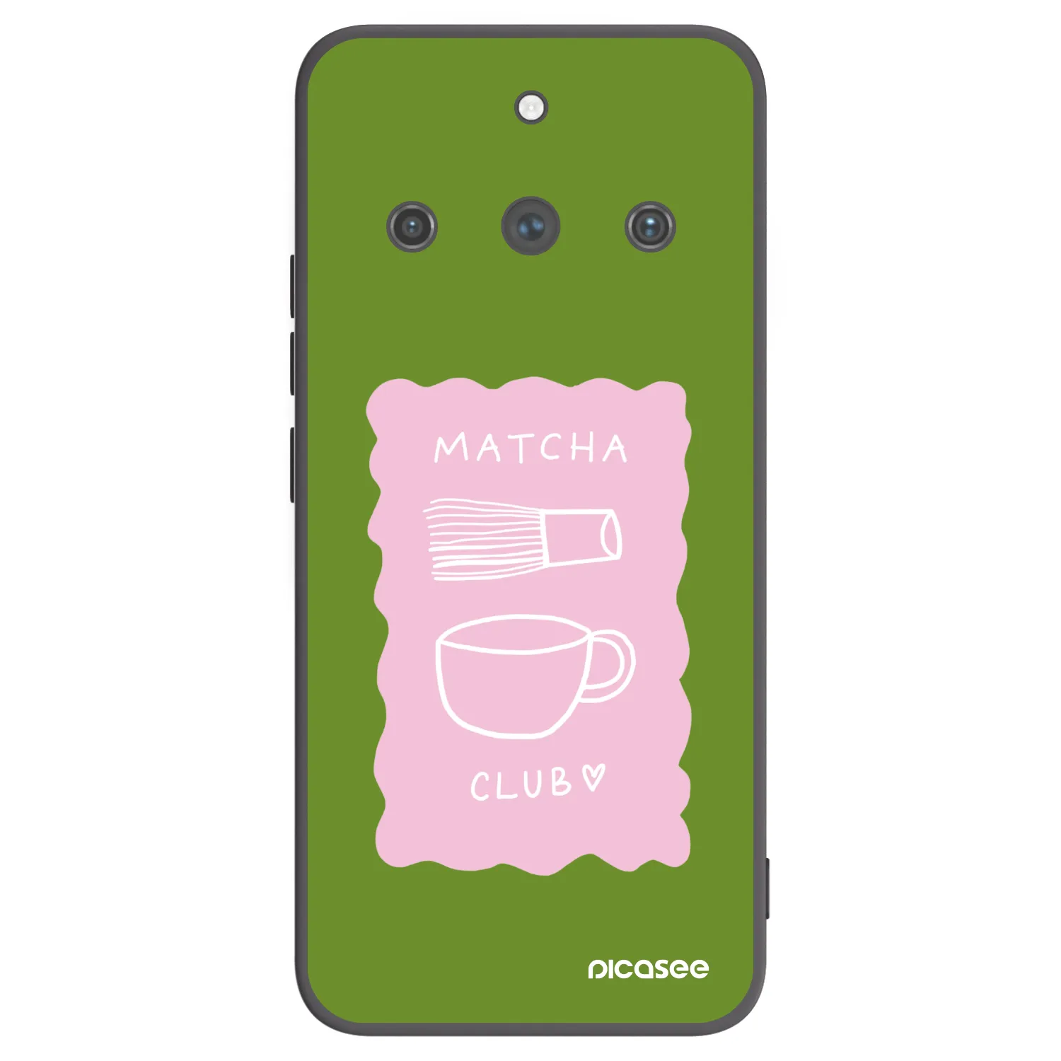 Picasee crna silikonska maskica za Realme 11 Pro+ - Matcha club