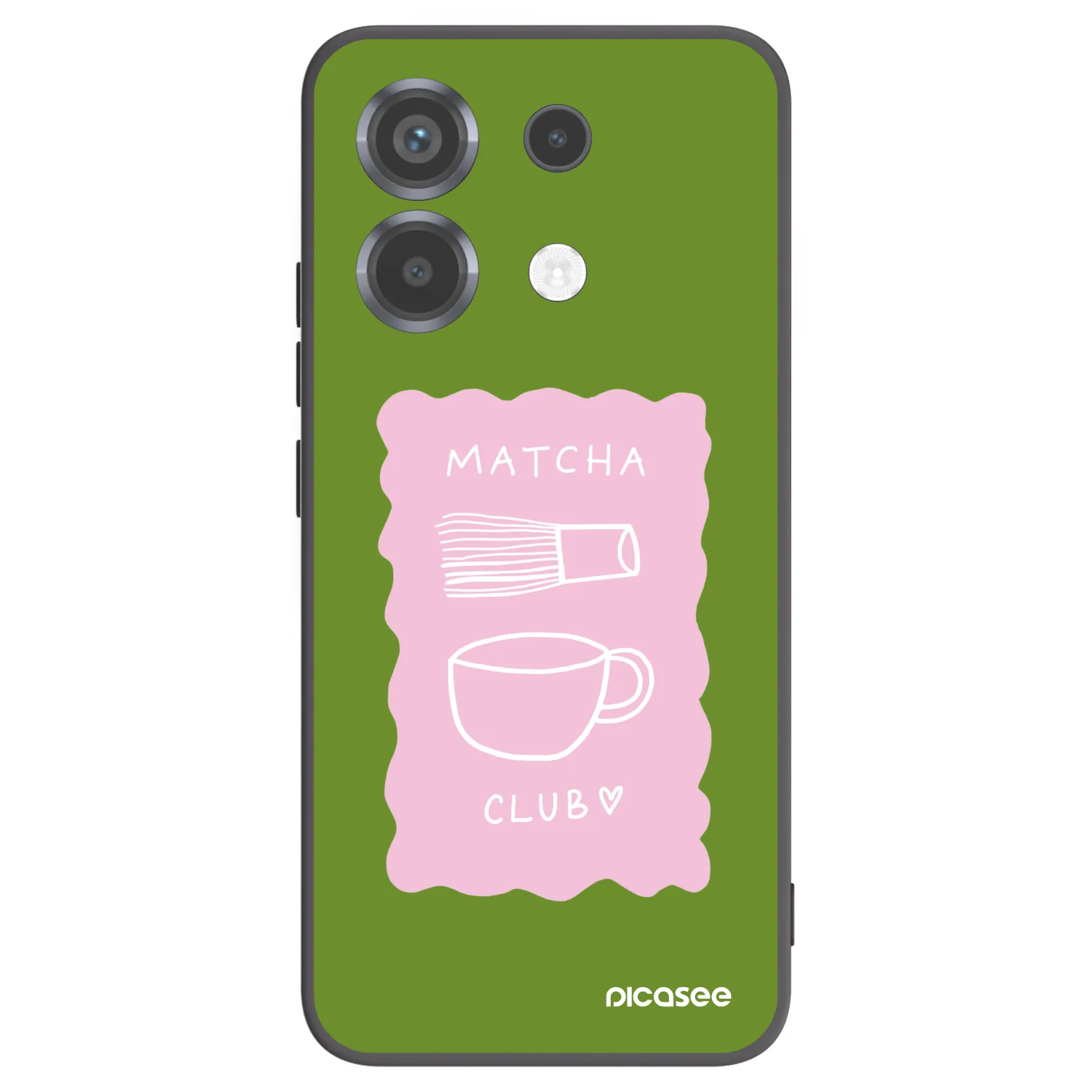 Picasee crna silikonska maskica za Xiaomi Poco X6 - Matcha club