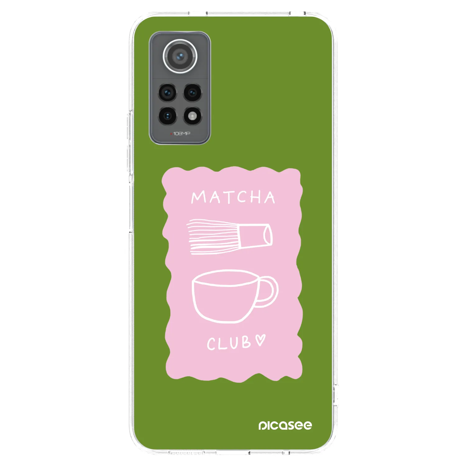 Picasee silikonska prozirna maskica za Xiaomi Redmi Note 12 Pro 4G - Matcha club