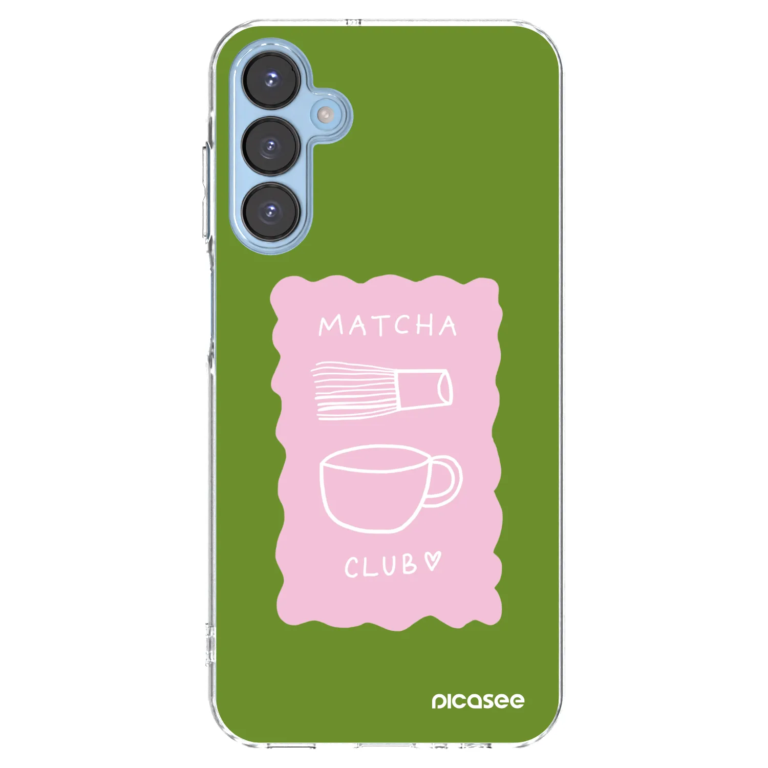 Picasee silikonska prozirna maskica za Samsung Galaxy A15 A156B 5G - Matcha club