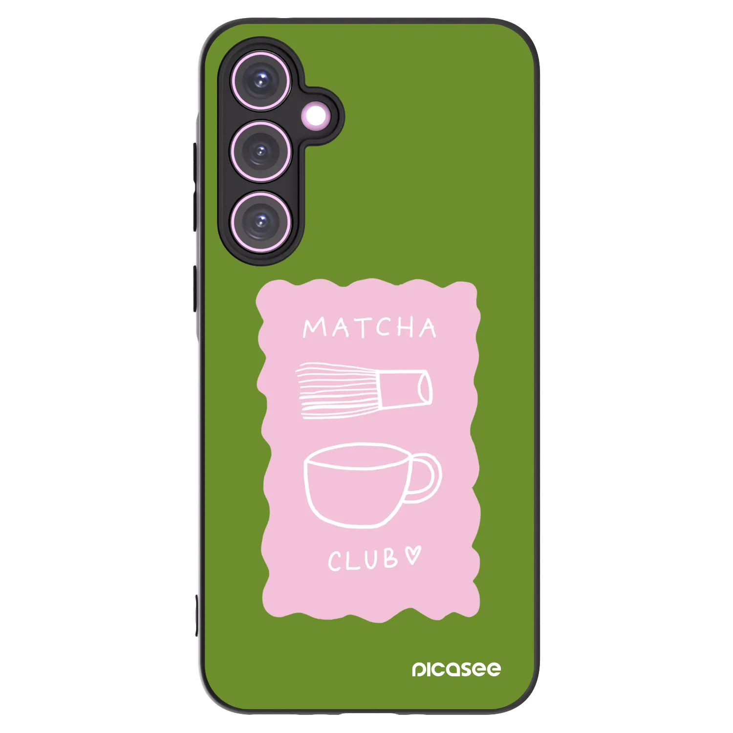 Picasee crna silikonska maskica za Samsung Galaxy A35 5G A356B - Matcha club