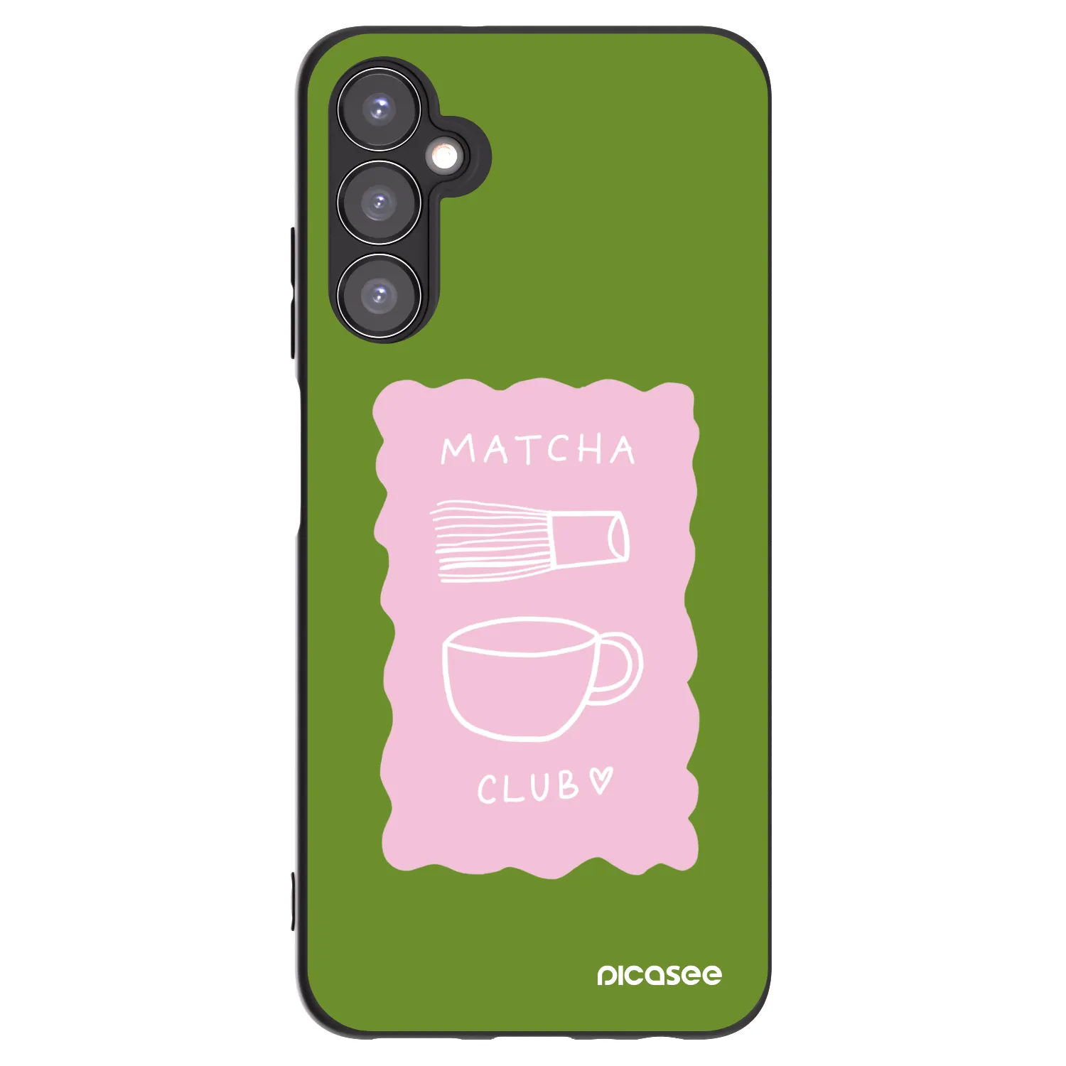 Picasee crna silikonska maskica za Samsung Galaxy A05s A057G - Matcha club
