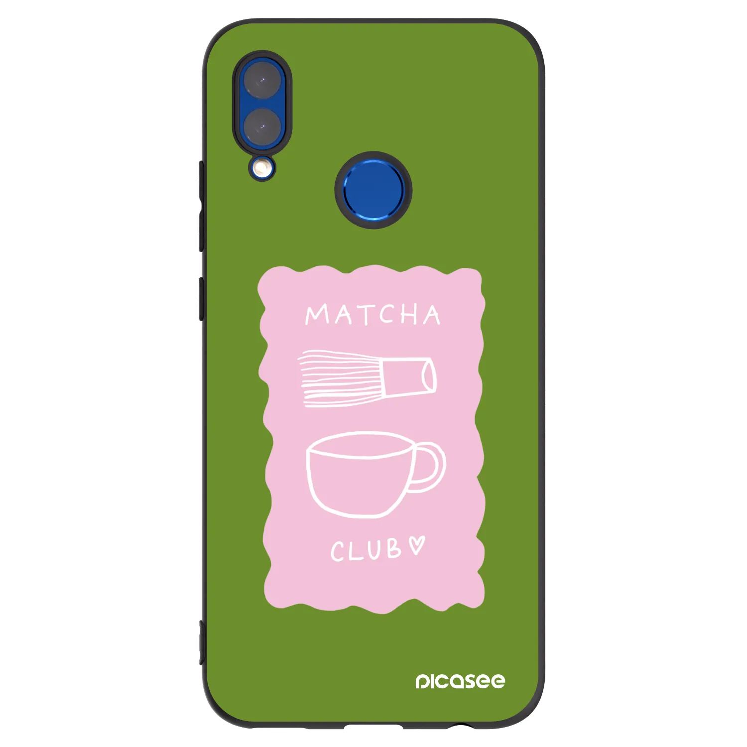 Picasee crna silikonska maskica za Honor 10 Lite - Matcha club