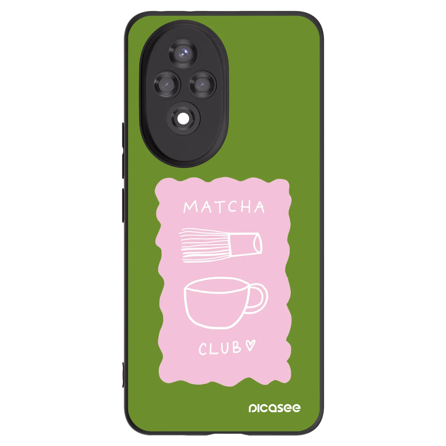 Picasee crna silikonska maskica za Honor 200 5G - Matcha club