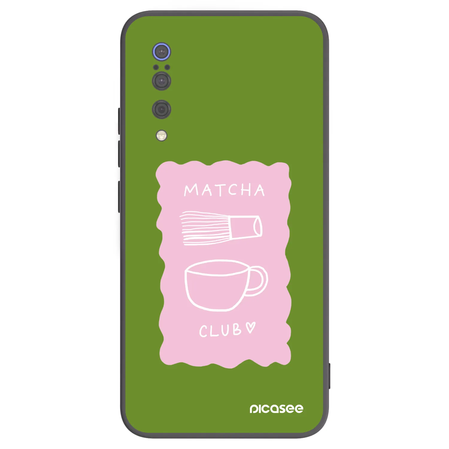Picasee crna silikonska maskica za Xiaomi Mi 9 - Matcha club