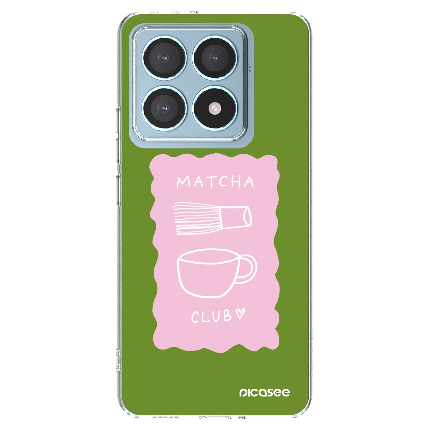 Picasee silikonska prozirna maskica za Xiaomi 14T Pro - Matcha club