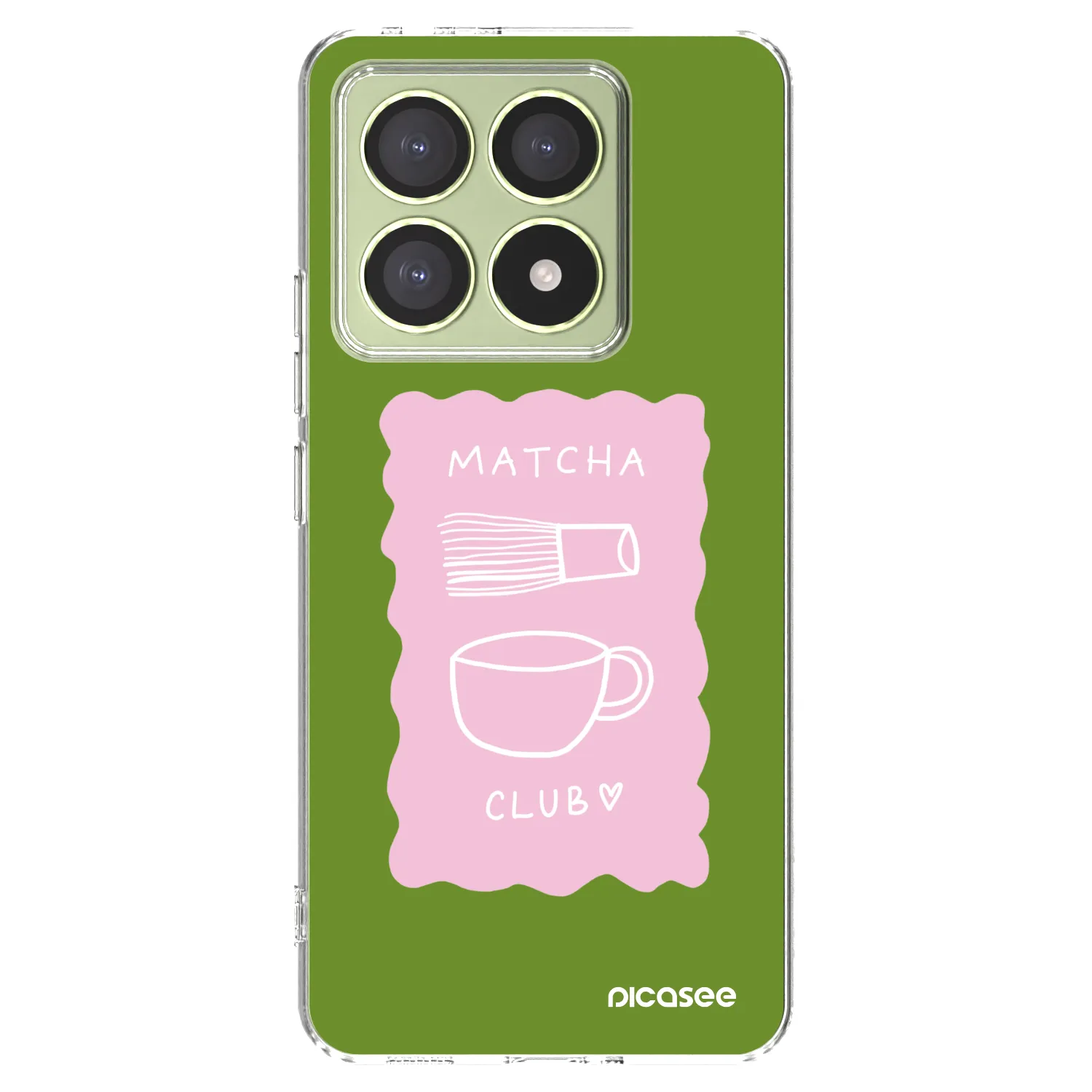Picasee silikonska prozirna maskica za Xiaomi 14T - Matcha club