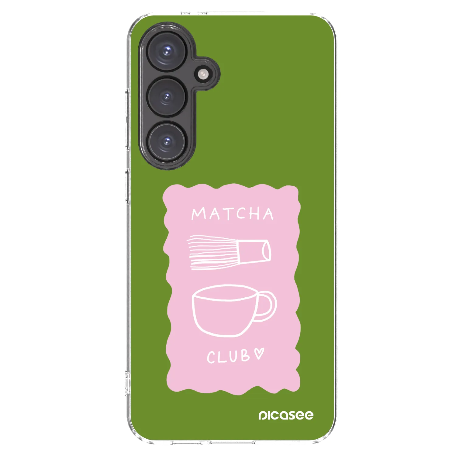 Picasee silikonska prozirna maskica za Samsung Galaxy S24 FE S721B - Matcha club
