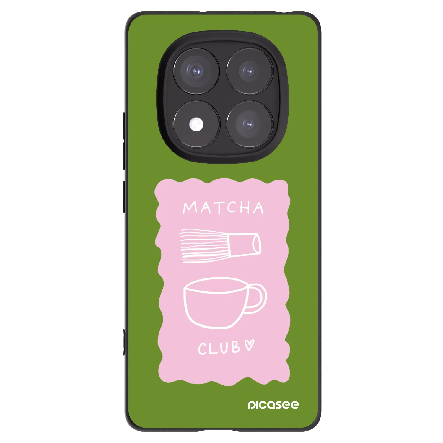 Picasee crna silikonska maskica za Xiaomi Redmi Note 14 Pro 5G - Matcha club