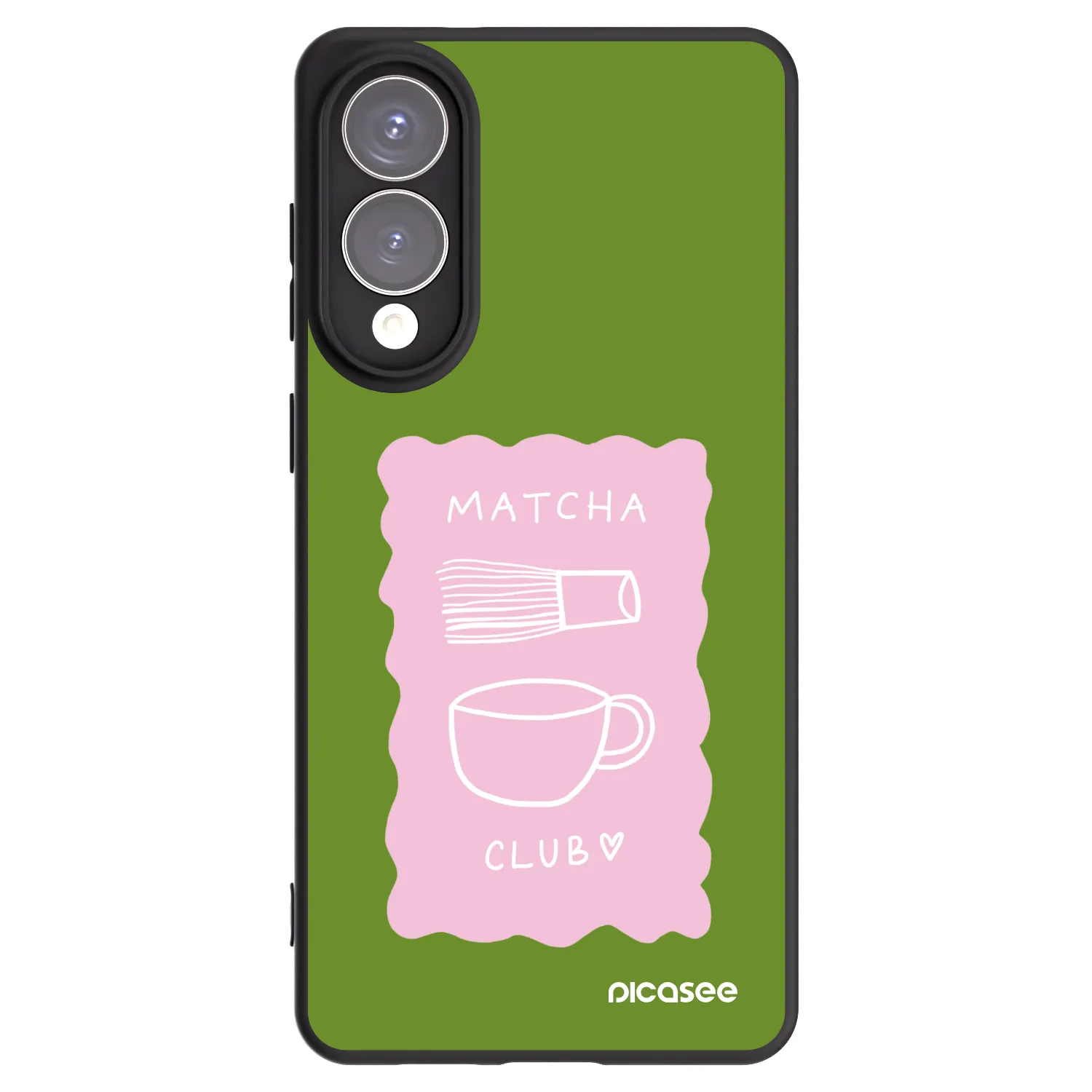 Picasee crna silikonska maskica za Samsung Galaxy S25 Edge 5G - Matcha club