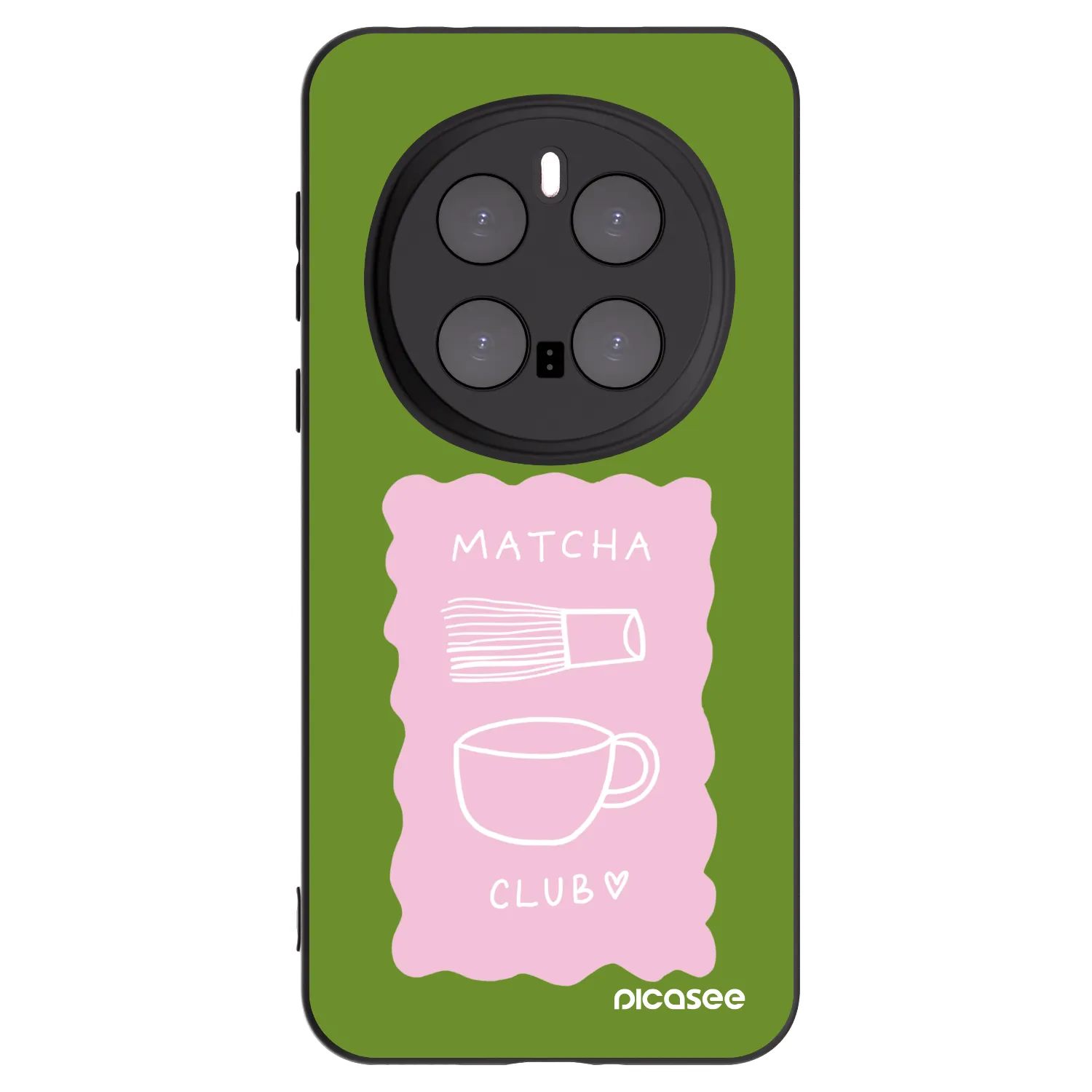 Picasee crna silikonska maskica za Honor Magic7 Pro 5G - Matcha club