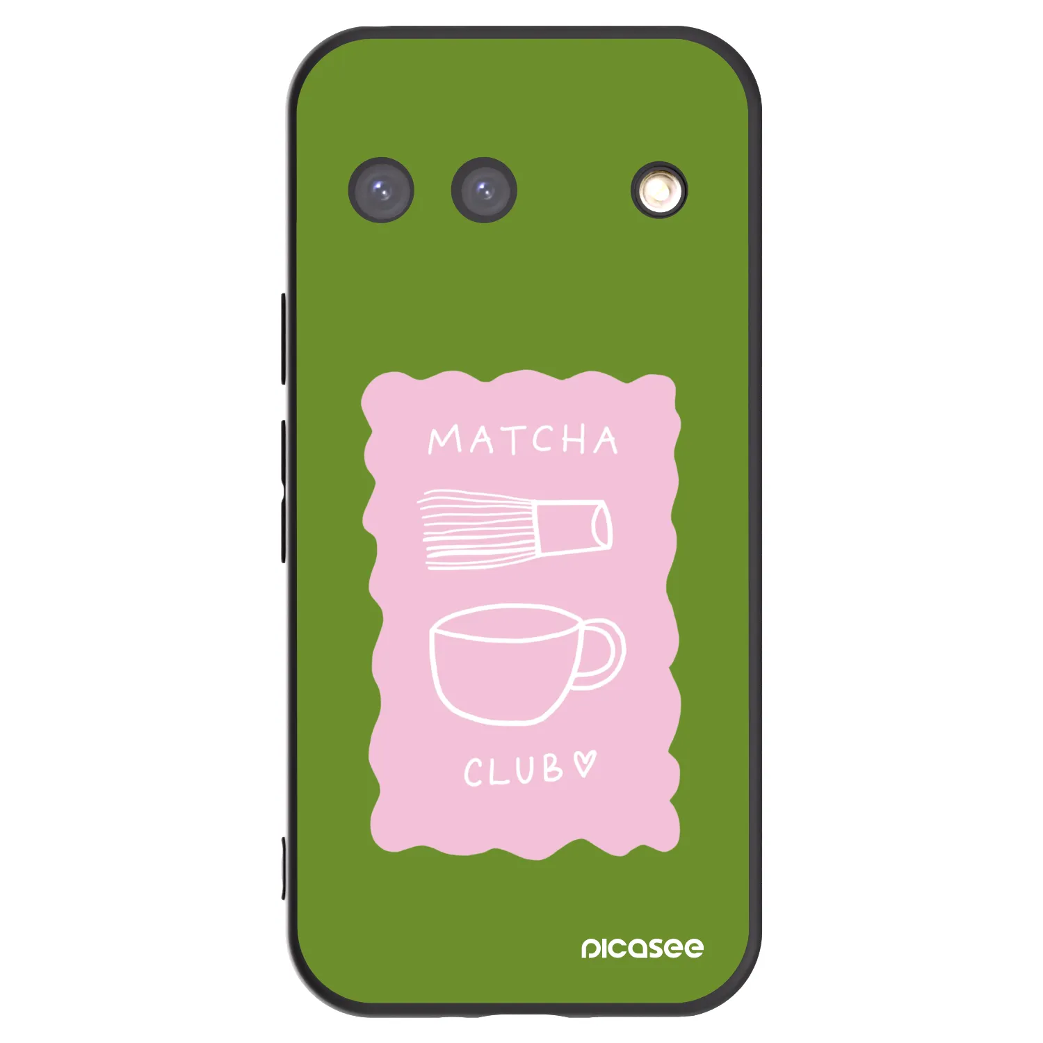 Picasee crna silikonska maskica za Google Pixel 9 - Matcha club