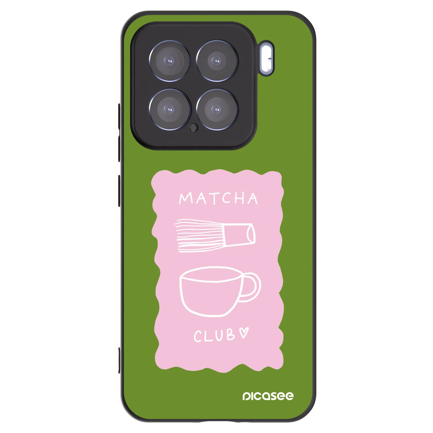 Picasee crna silikonska maskica za Xiaomi 15 - Matcha club