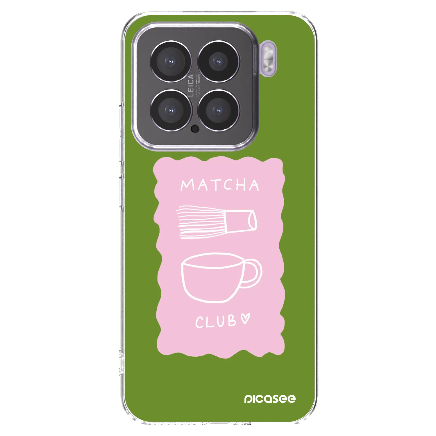 Picasee silikonska prozirna maskica za Xiaomi 15 - Matcha club