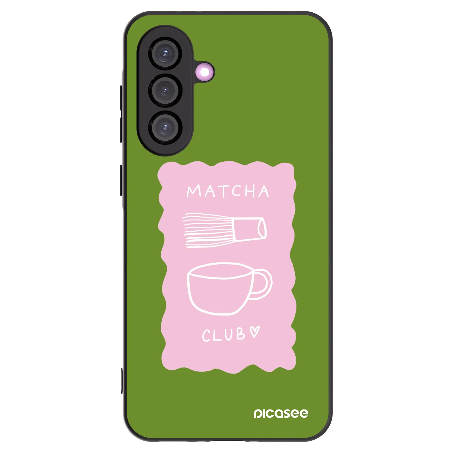 Picasee crna silikonska maskica za Samsung Galaxy A56 5G A566B - Matcha club