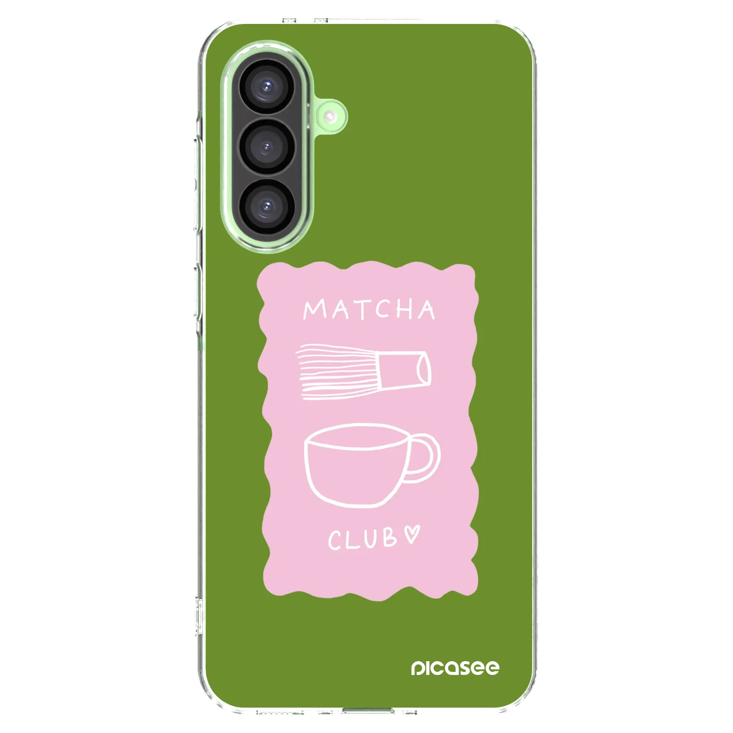 Picasee silikonska prozirna maskica za Samsung Galaxy A26 5G A266B - Matcha club