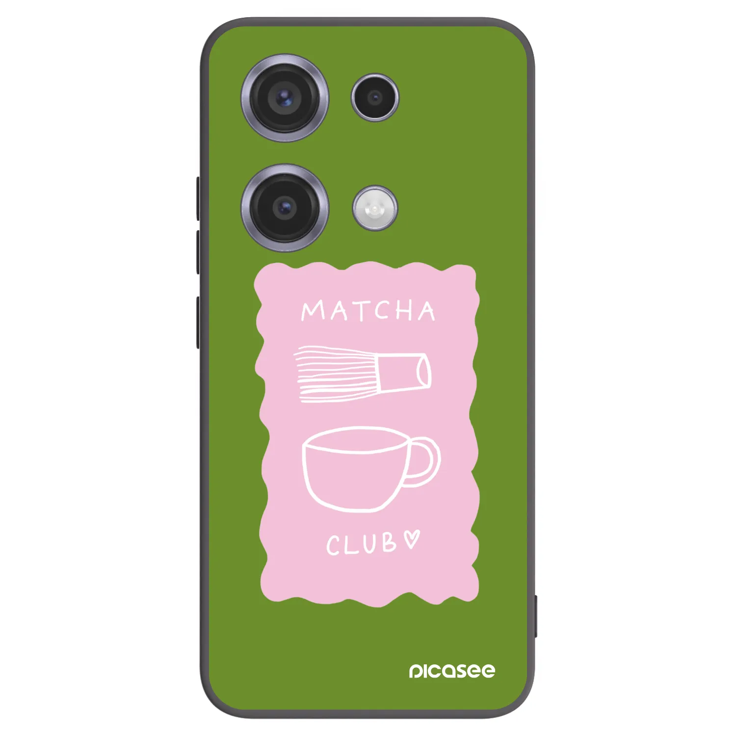 Picasee crna silikonska maskica za Xiaomi Redmi Note 14S - Matcha club