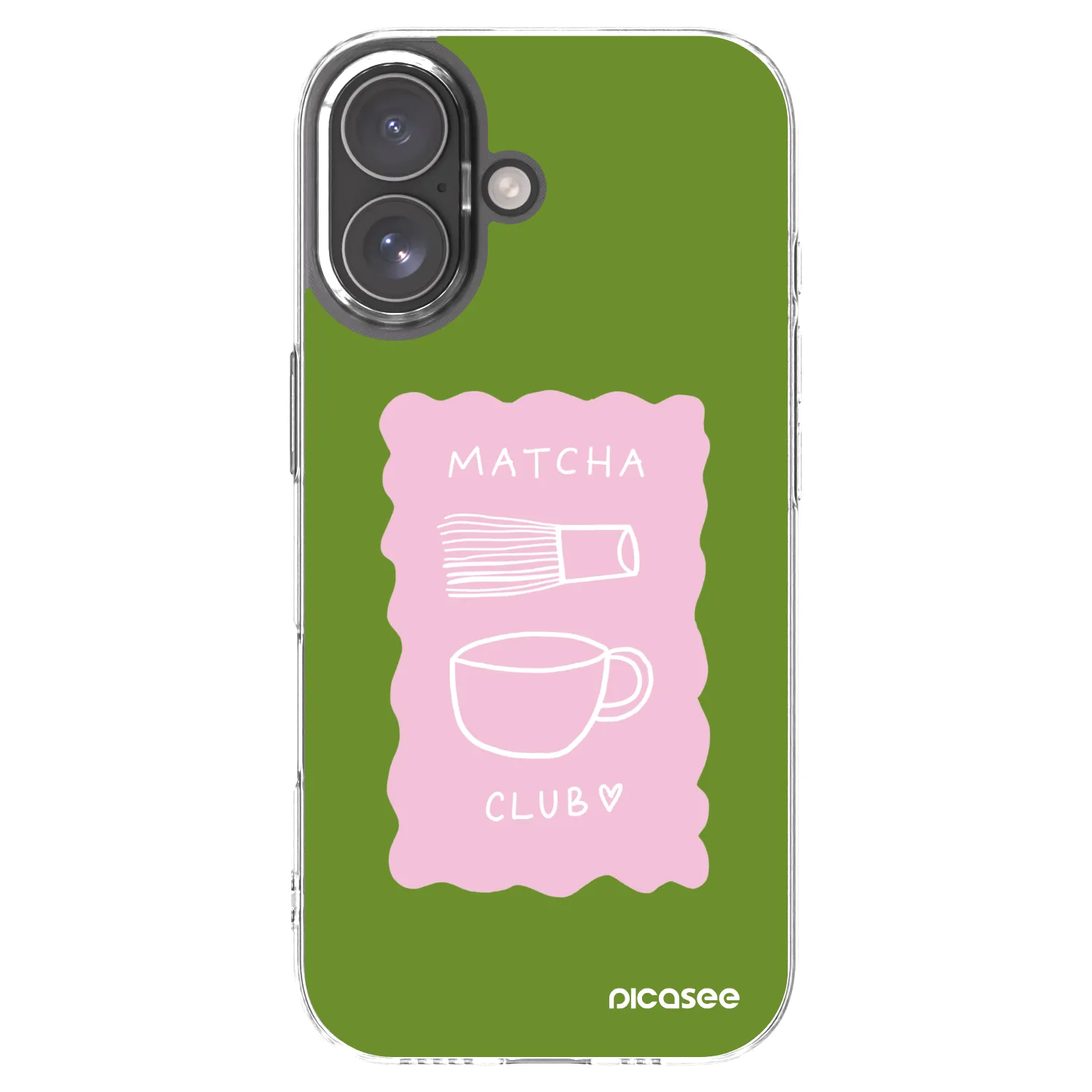 Picasee silikonska prozirna maskica za Apple iPhone 17 - Matcha club