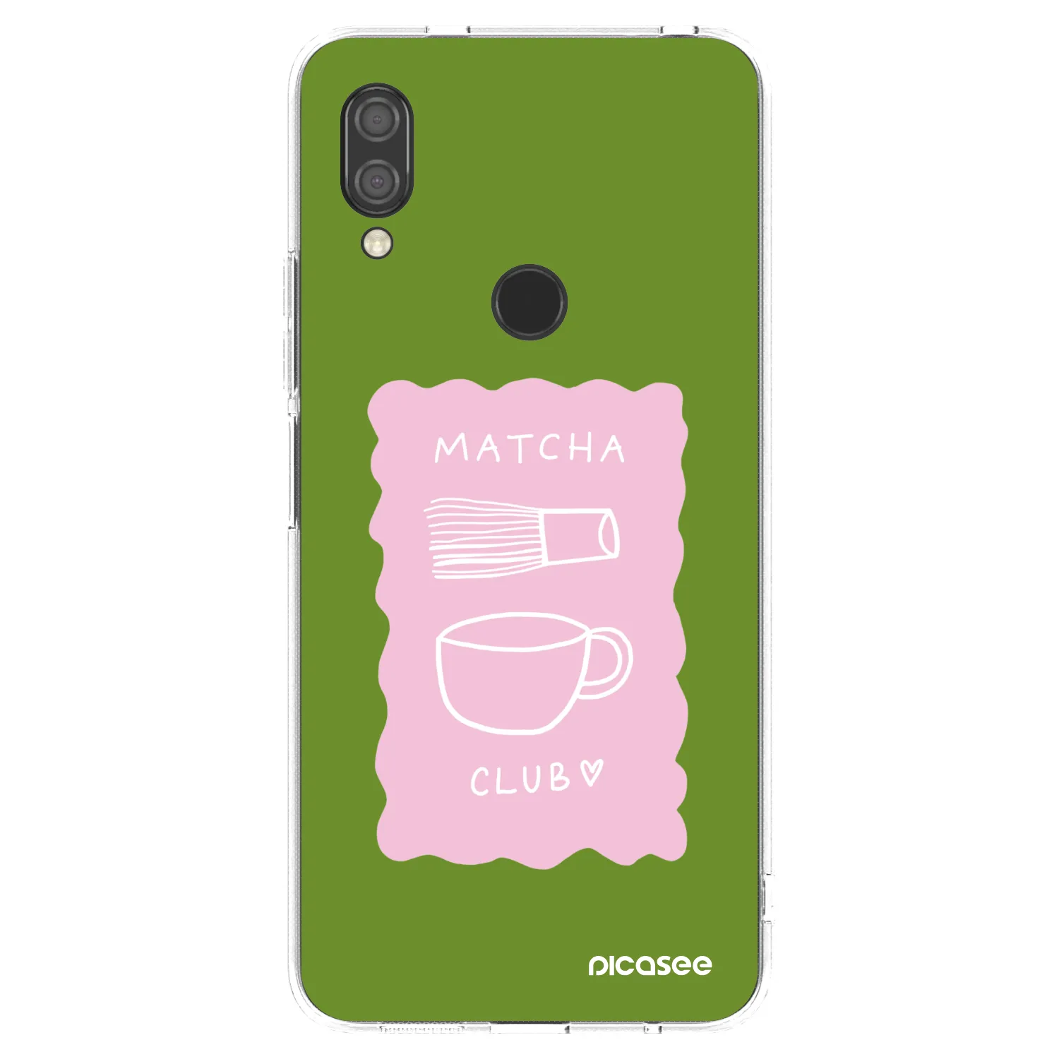 Picasee silikonska prozirna maskica za Xiaomi Redmi 7 - Matcha club