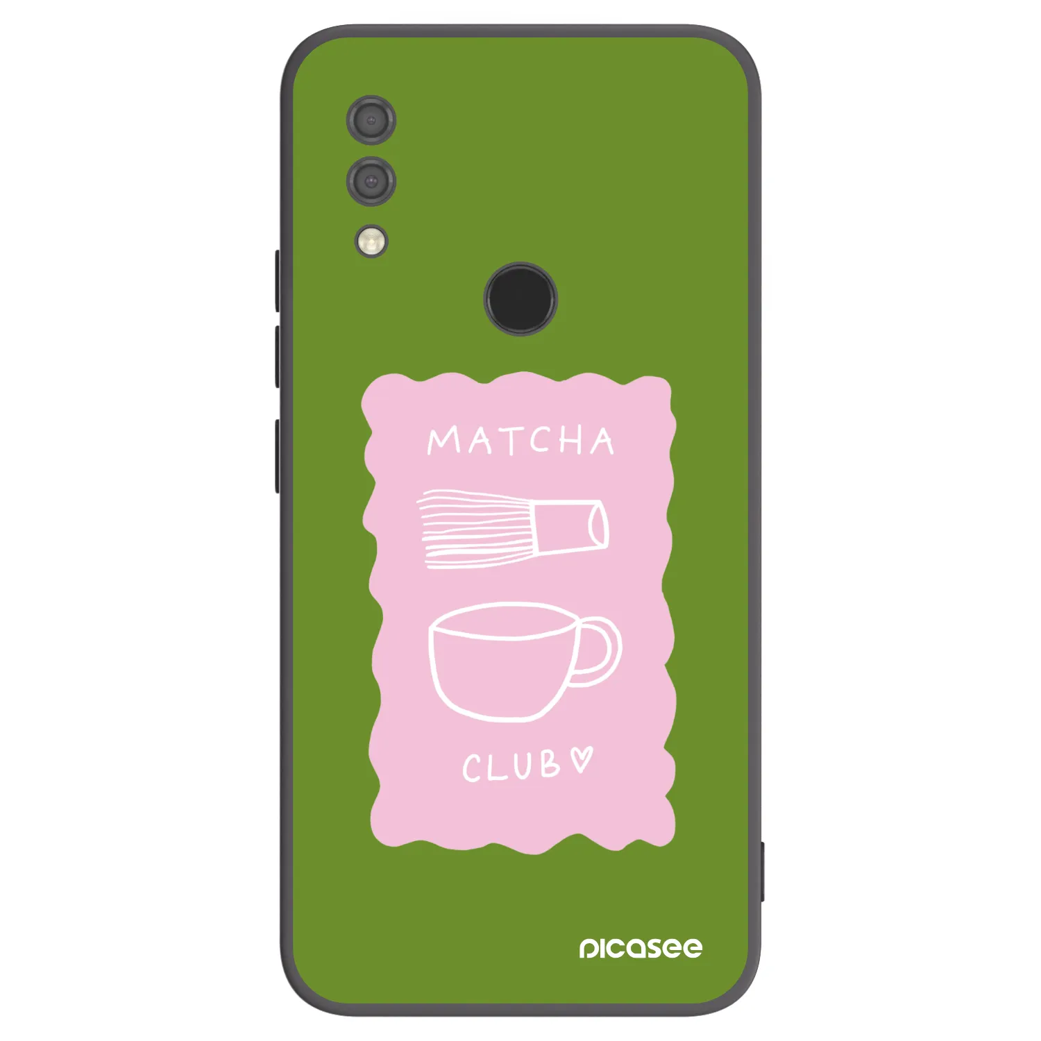 Picasee crna silikonska maskica za Xiaomi Redmi 7 - Matcha club