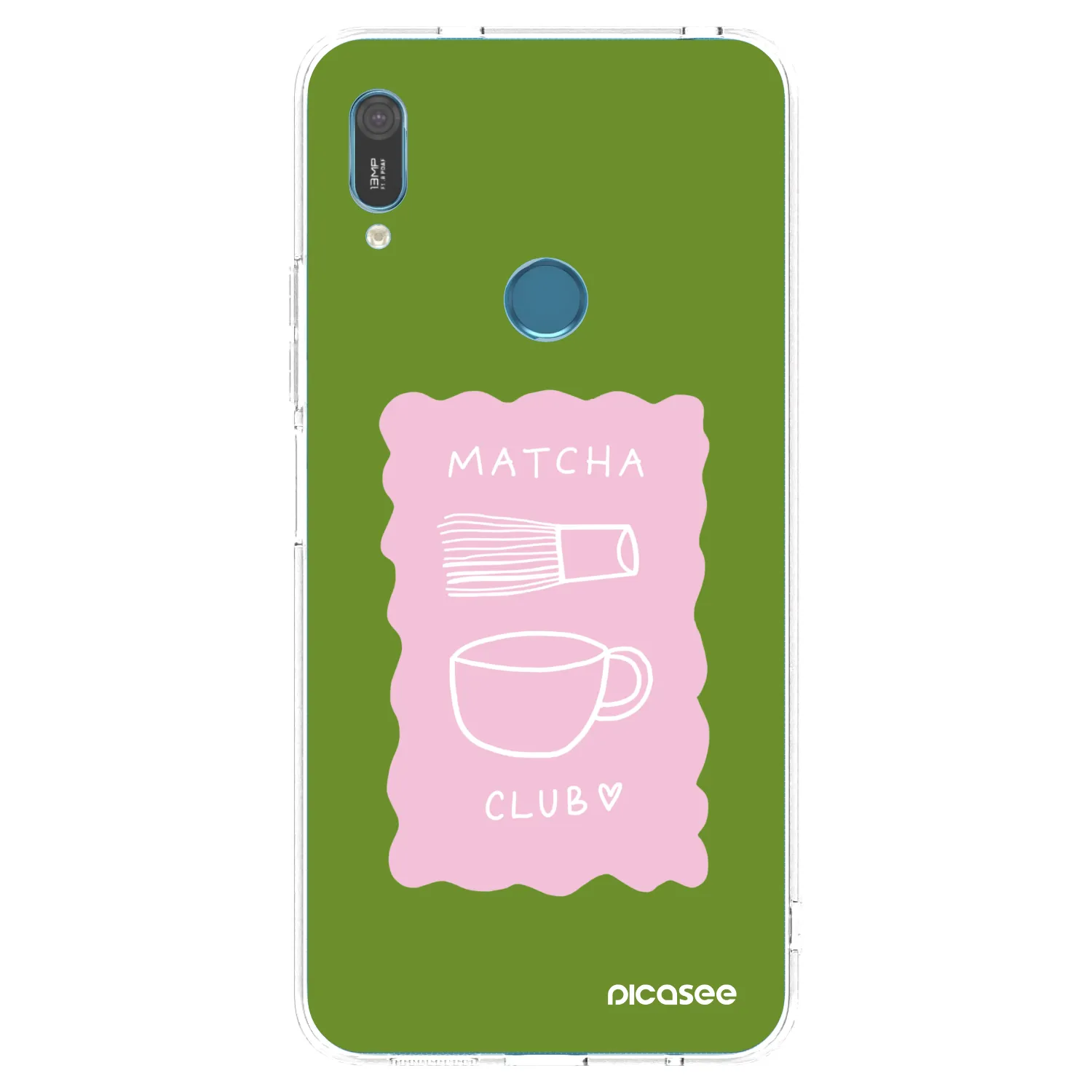 Picasee silikonska prozirna maskica za Huawei Y6 2019 - Matcha club