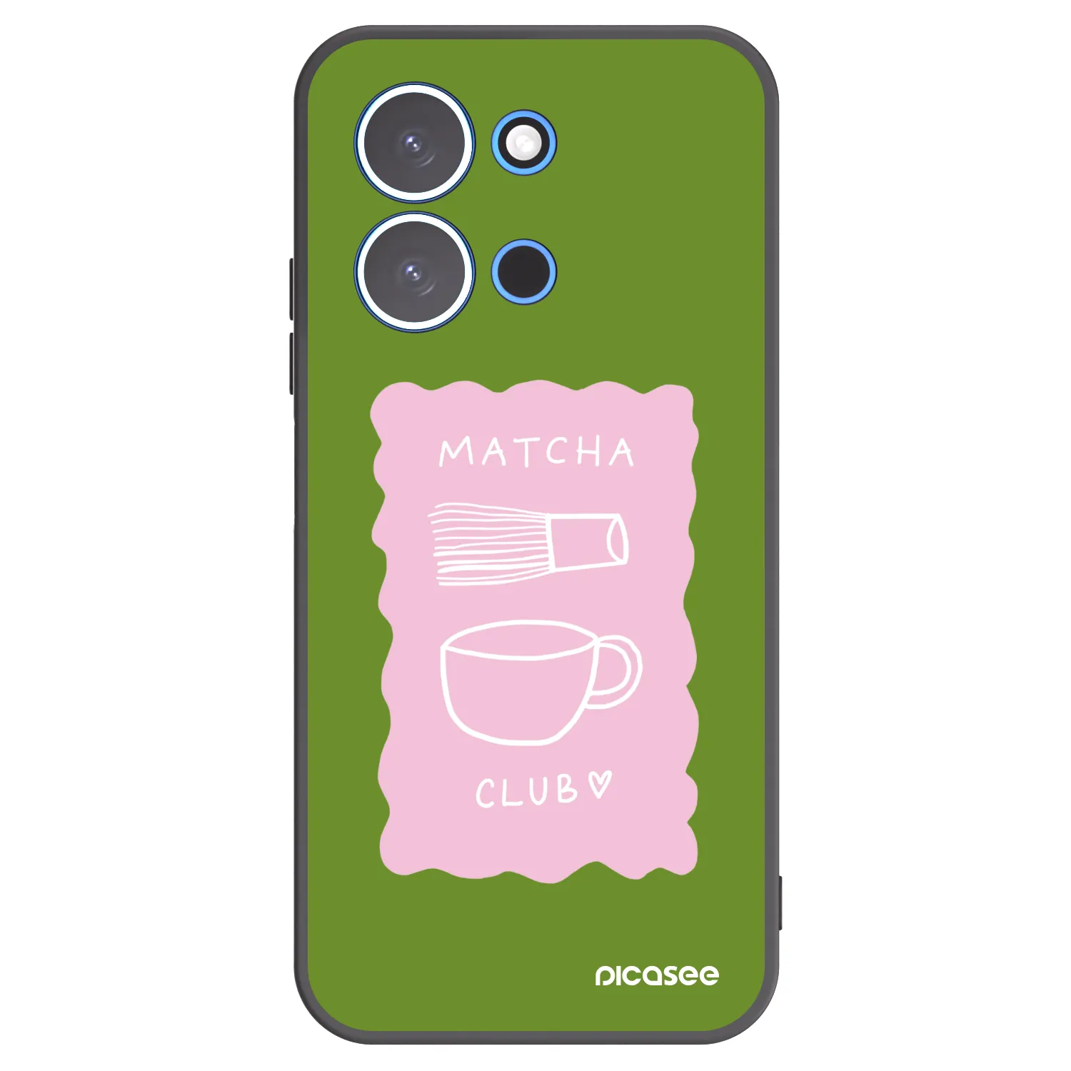 Picasee crna silikonska maskica za Xiaomi Redmi 15C 4G - Matcha club
