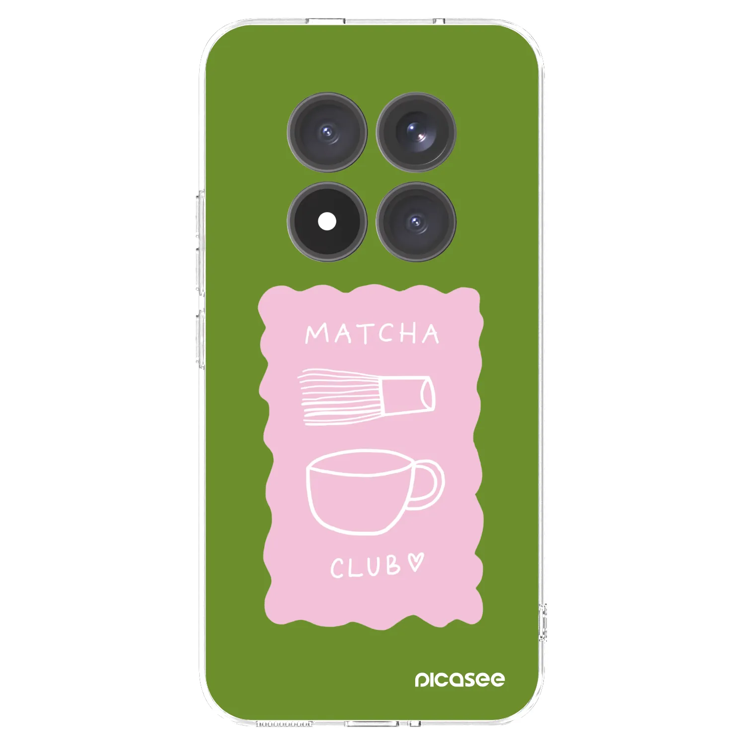 Picasee silikonska prozirna maskica za Xiaomi Redmi Note 15 Pro+ - Matcha club