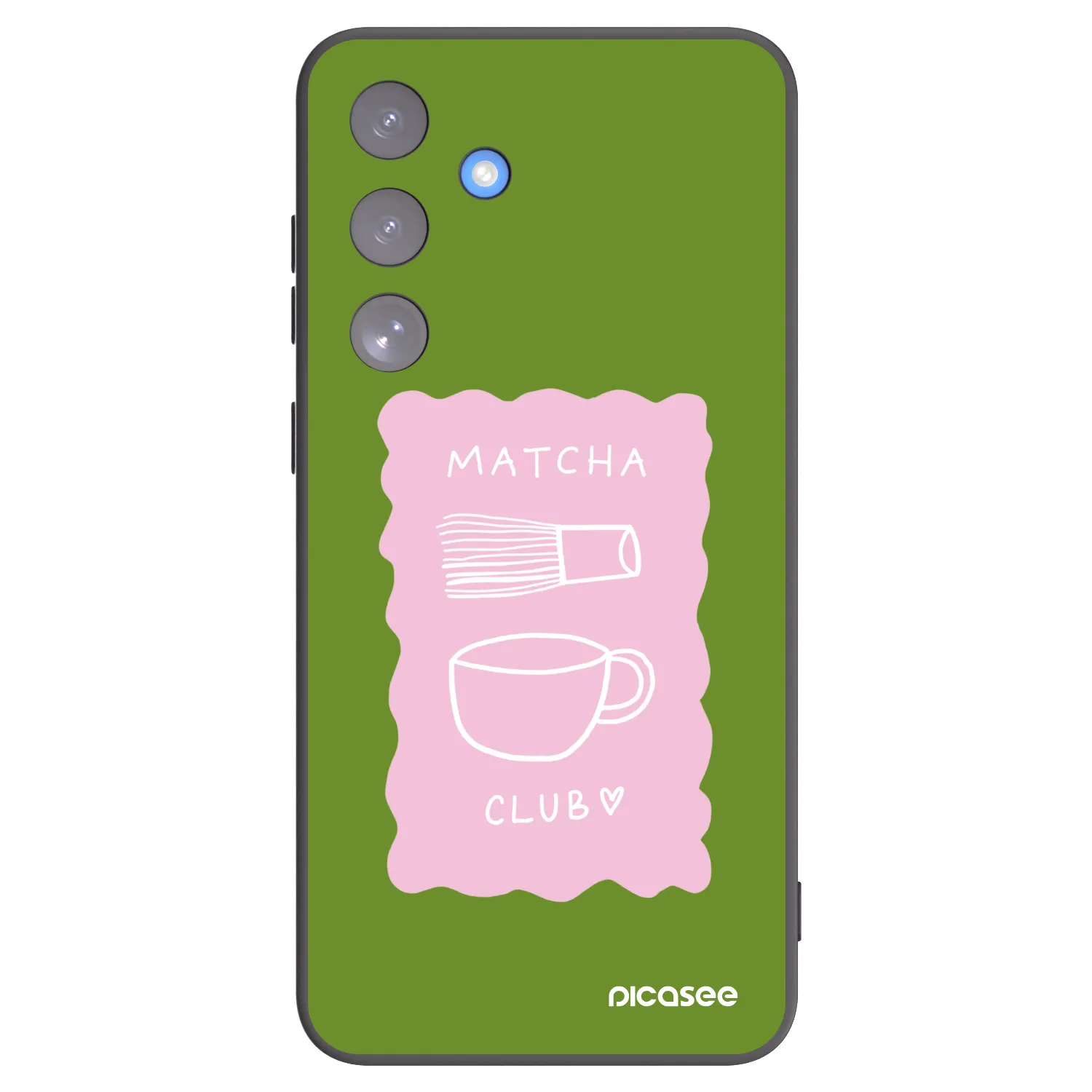 Picasee crna silikonska maskica za Samsung Galaxy S25 FE 5G - Matcha club