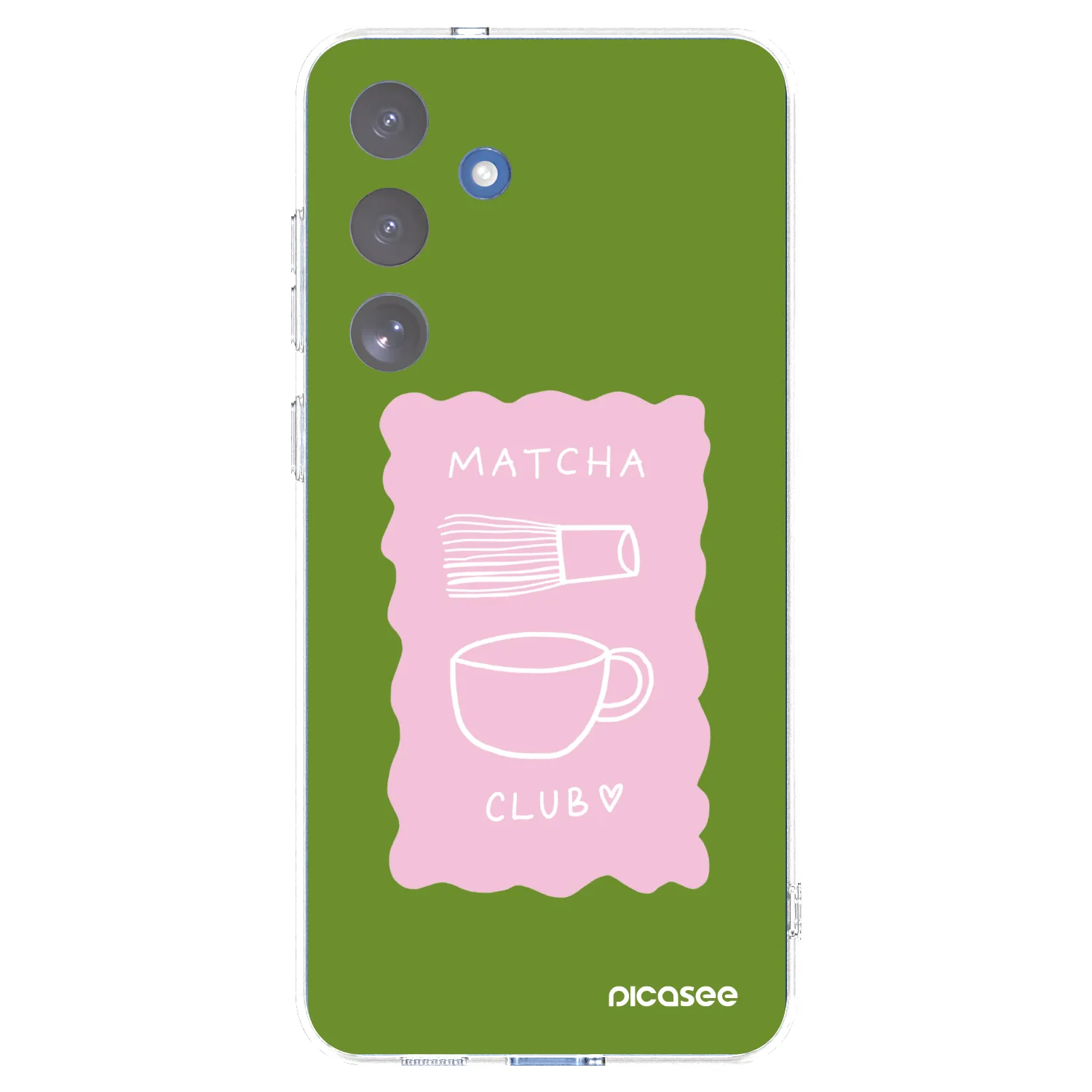 Picasee silikonska prozirna maskica za Samsung Galaxy S25 FE 5G - Matcha club