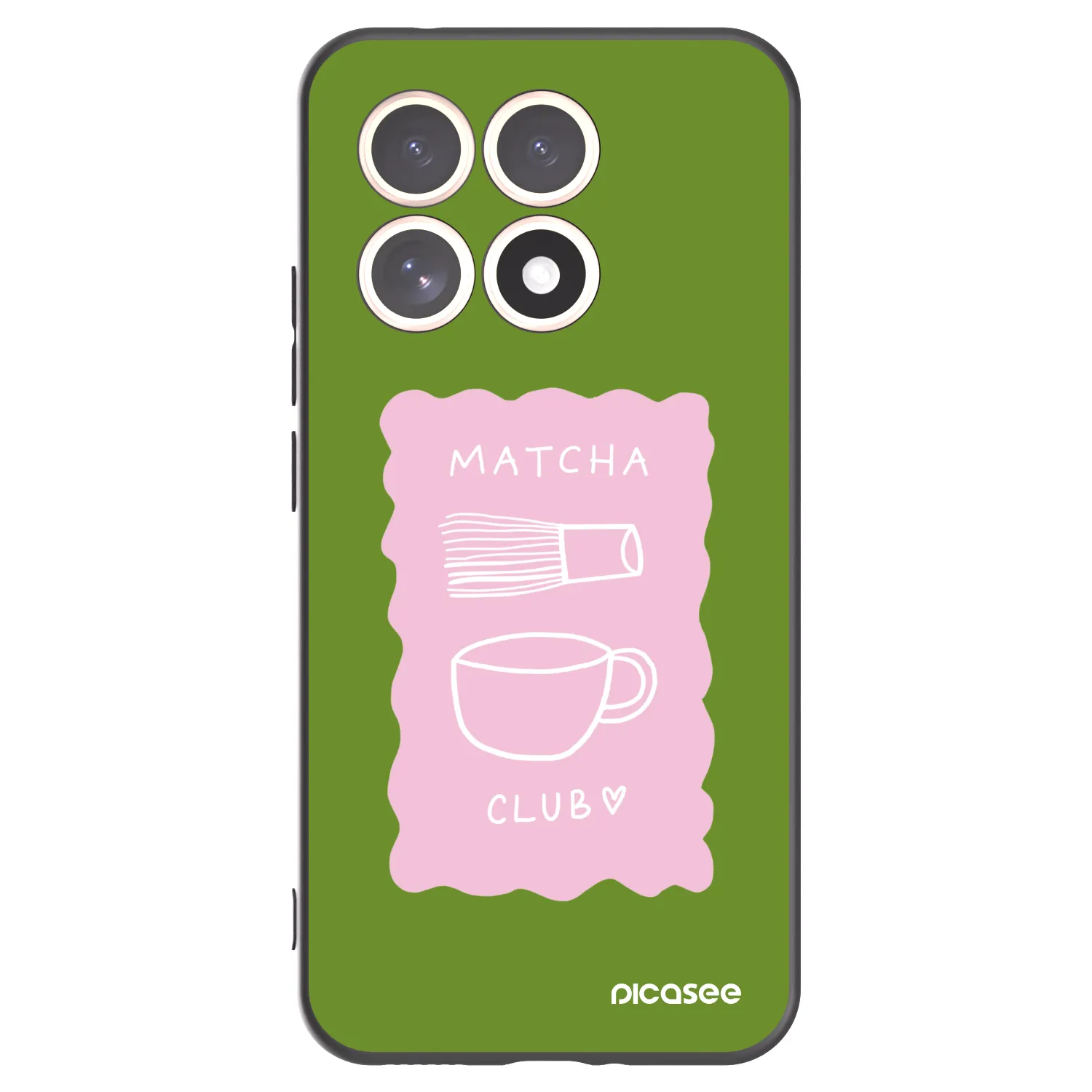 Picasee crna silikonska maskica za Xiaomi 15T - Matcha club